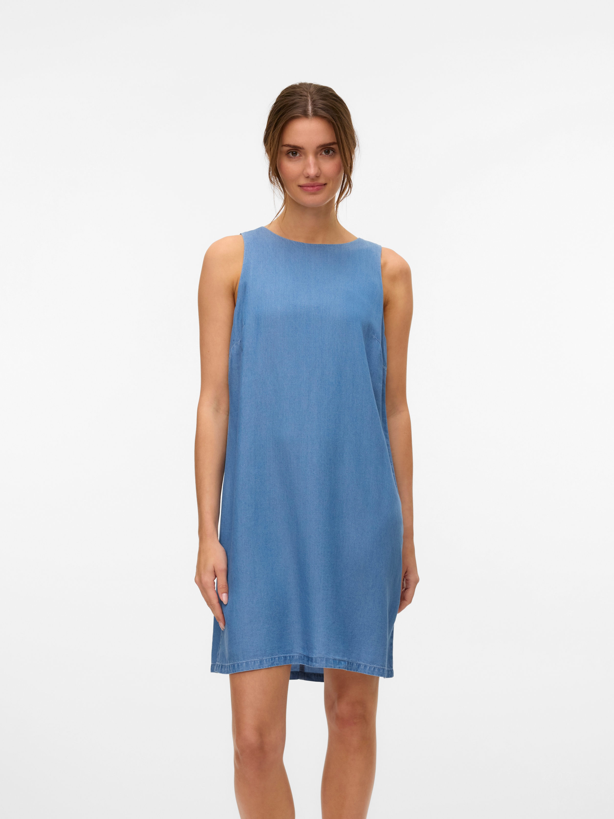 Image of Vero Moda Maxikleid "VMFLEUR SL SHORT TENCEL DRESS GA" Sommerkleid