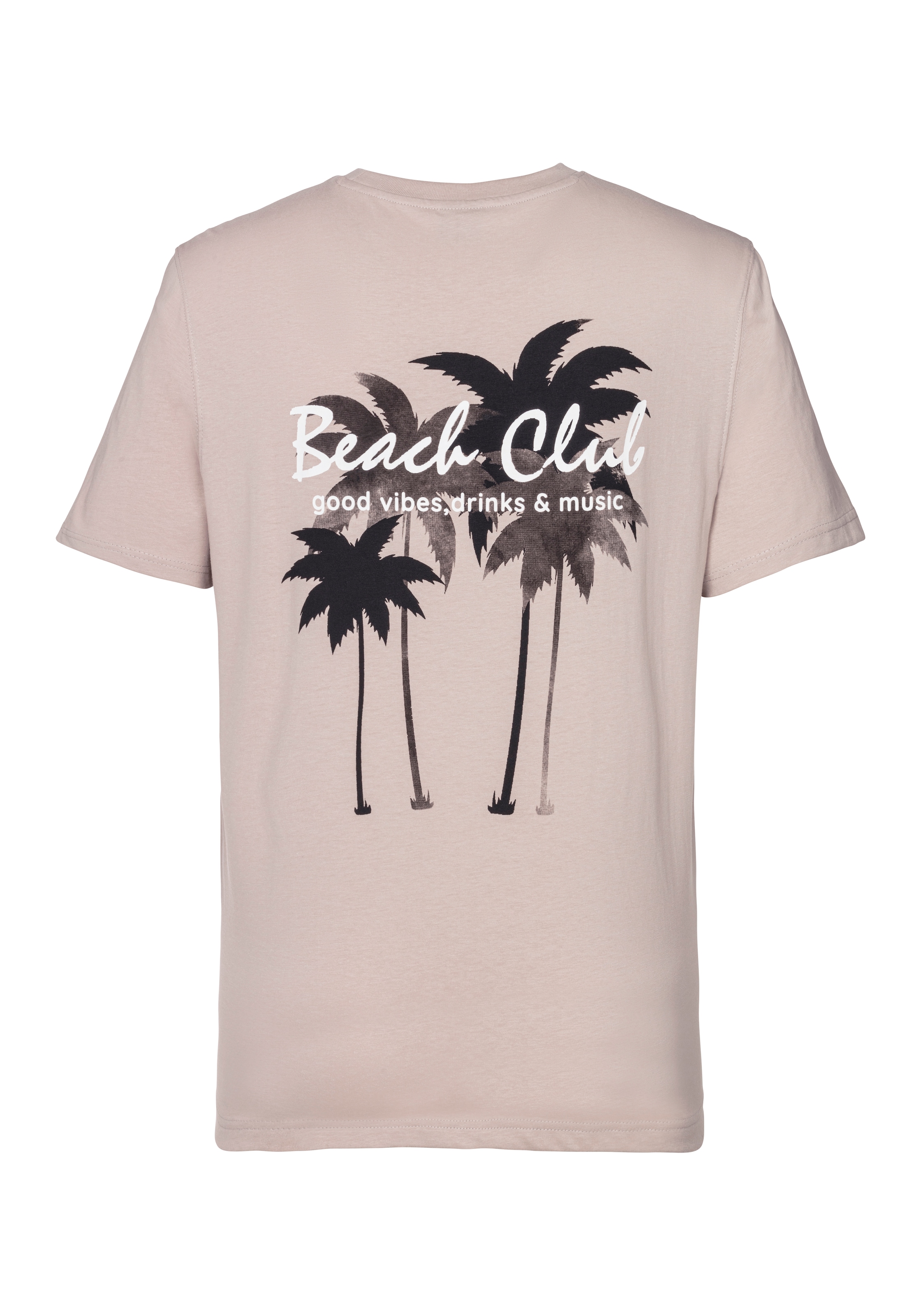 Beachtime T-Shirt »mit grossem Rückenprint«, Regular-Fit, mit Print vorn und hinten
