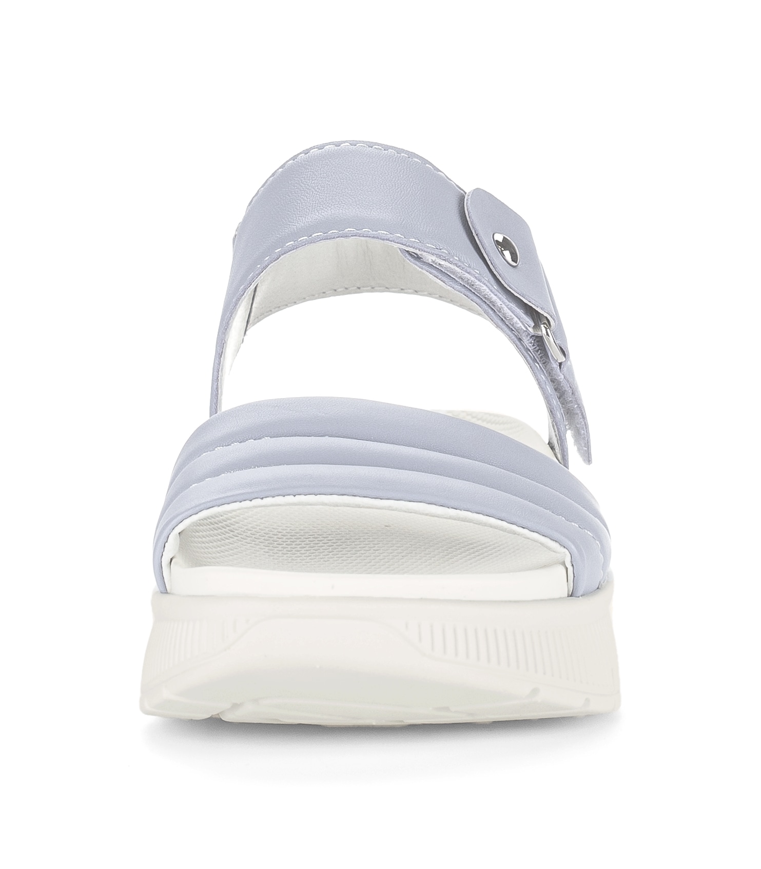 Gabor Sandale à lanières  plateforme, sandalette avec surpiqûres décoratives et rivet