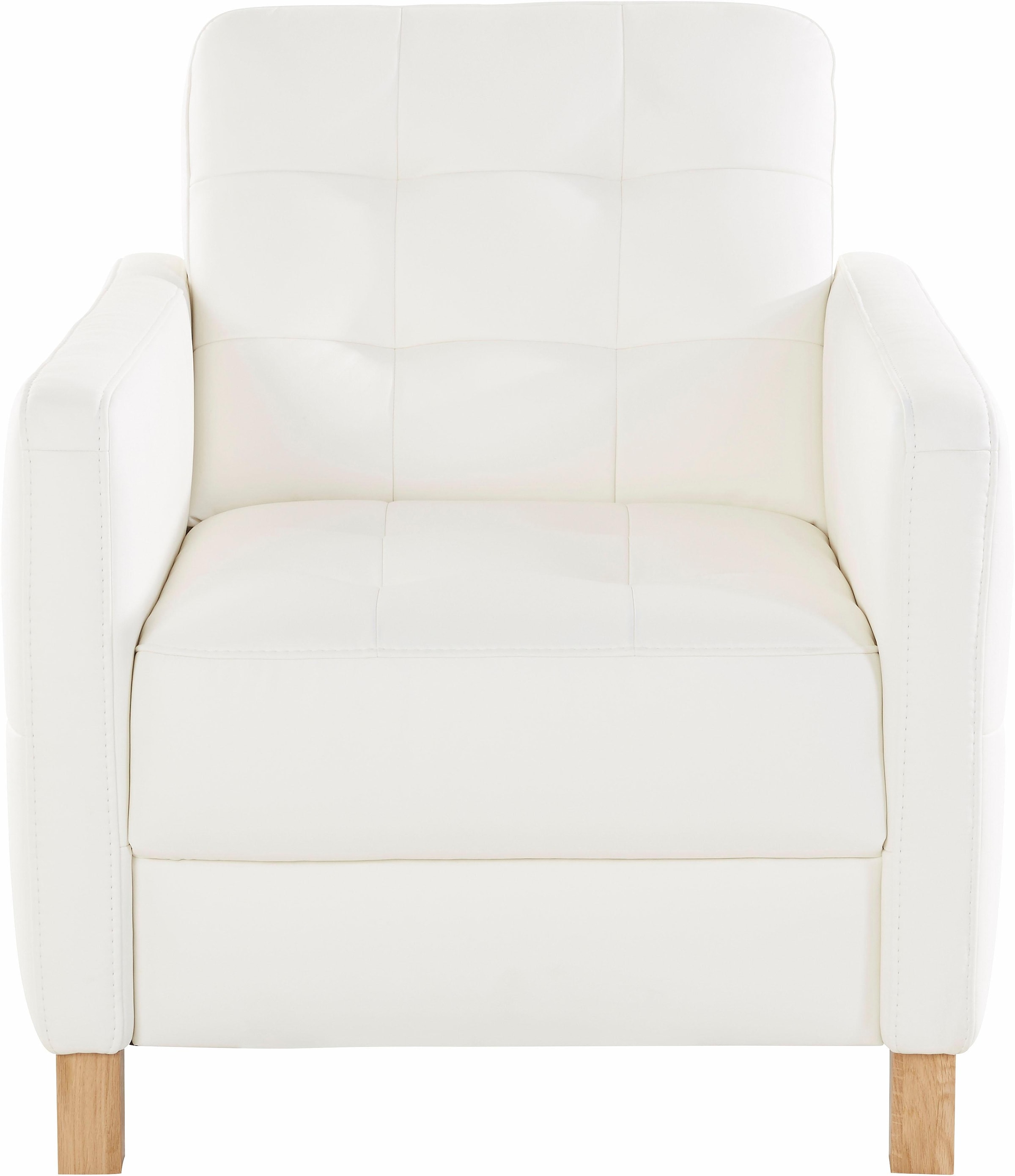 exxpo - sofa fashion Fauteuil »Elio, Loungesessel, aufwendige Detailverarbeitung, bequem und modern« hoher Sitzkomfort für entspannende Momente
