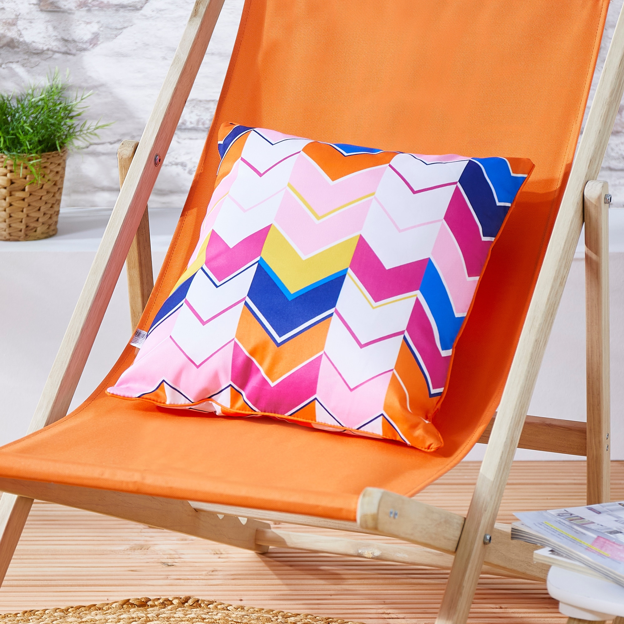 Andiamo Dekokissen »Helia, Kissenhülle mit Füllung« Sofakissen, modernes Design, eckig, 40x40, Outdoor geeignet