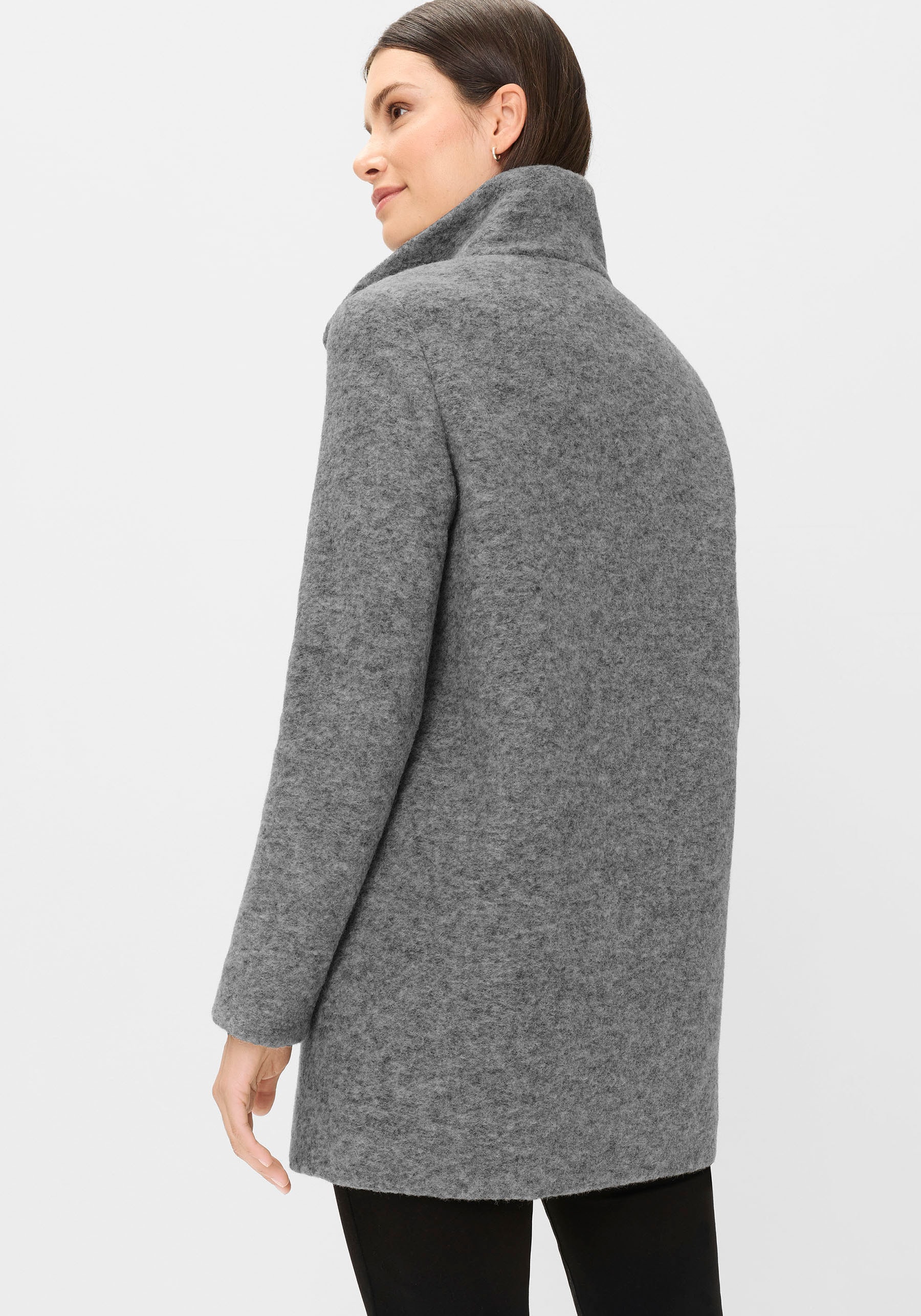 Fuchs Schmitt Manteau en laine »Wollmantel« Mit Rundhalsausschnitt