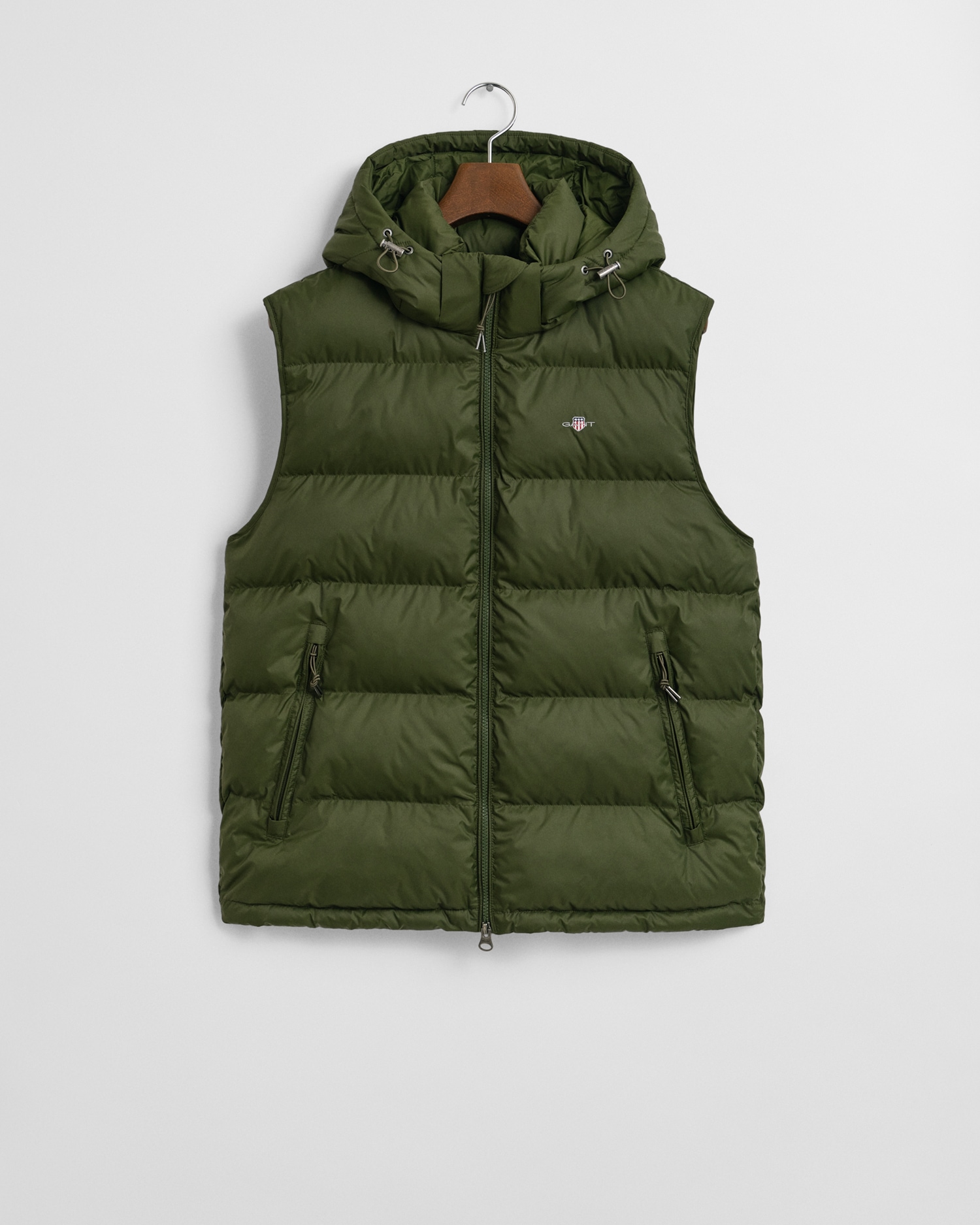 Gant Steppweste »ACTIVE CLOUD« mit abnehmbarer Kapuze regular fit, 2-Wege-Reissverschluss