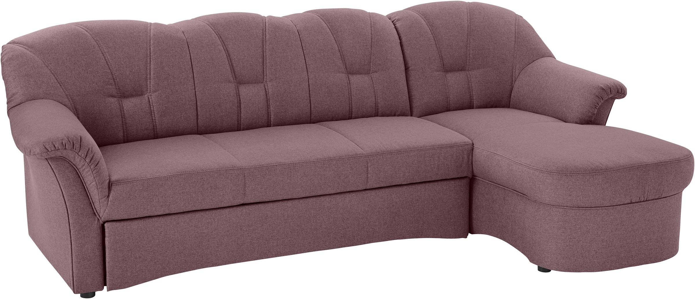 DOMO collection Ecksofa Papenburg L-Form, in grosser Farbvielfalt, wahlweise mit Bettfunktion