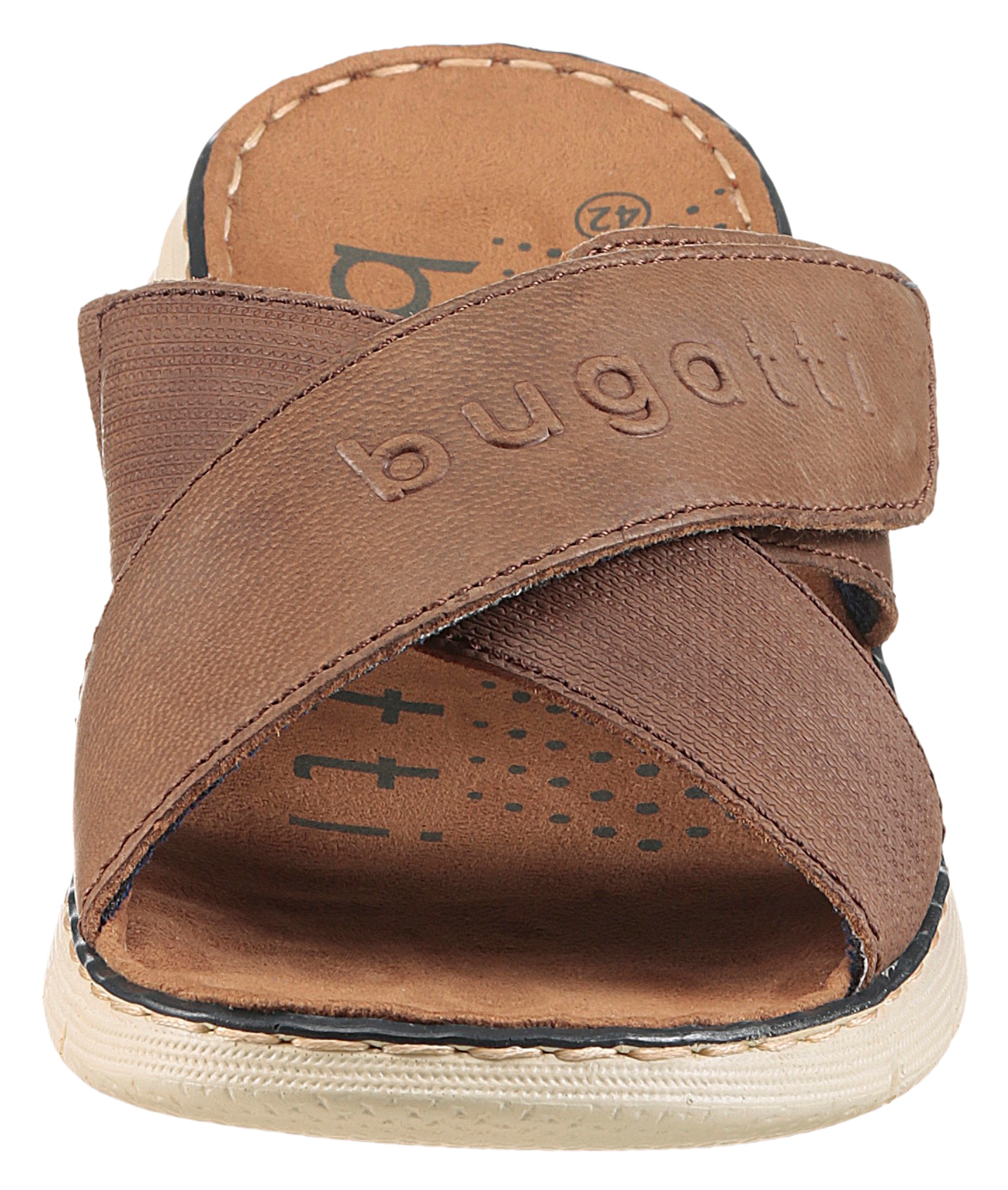 bugatti Pantolette  mit praktischem Klettverschluss