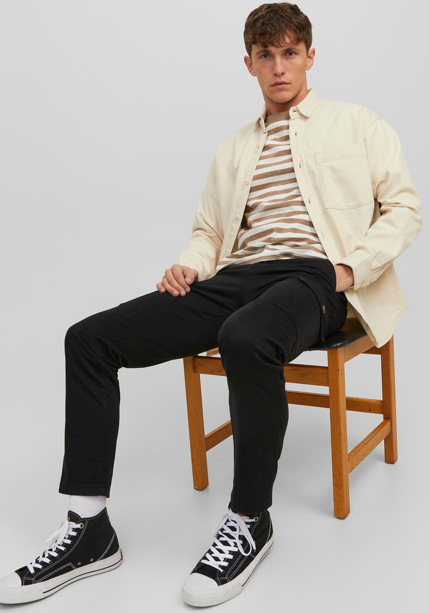 Jack & Jones Cargohose »JPSTOLLIE JJBOWIE CARGO NOOS«