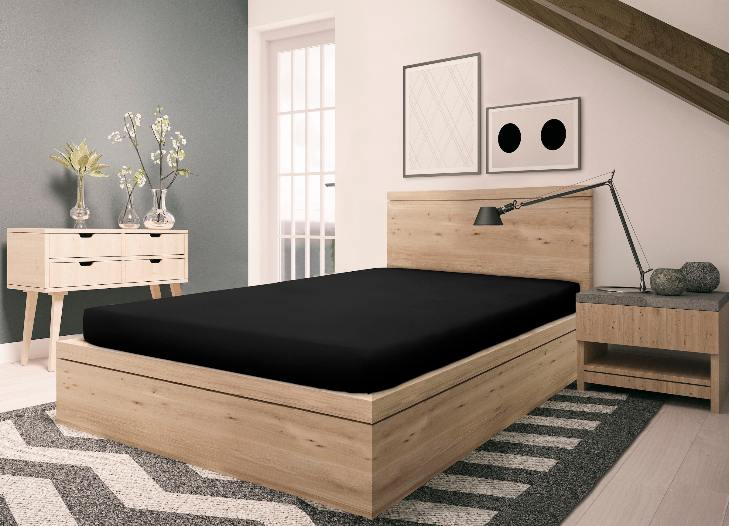 SETEX Spannbettlaken »Feinbiber in Gr. 70x140, 90x200, 140x200 oder 180x200 cm« für Matratzen bis 23 cm Höhe, Winter, Bettlaken