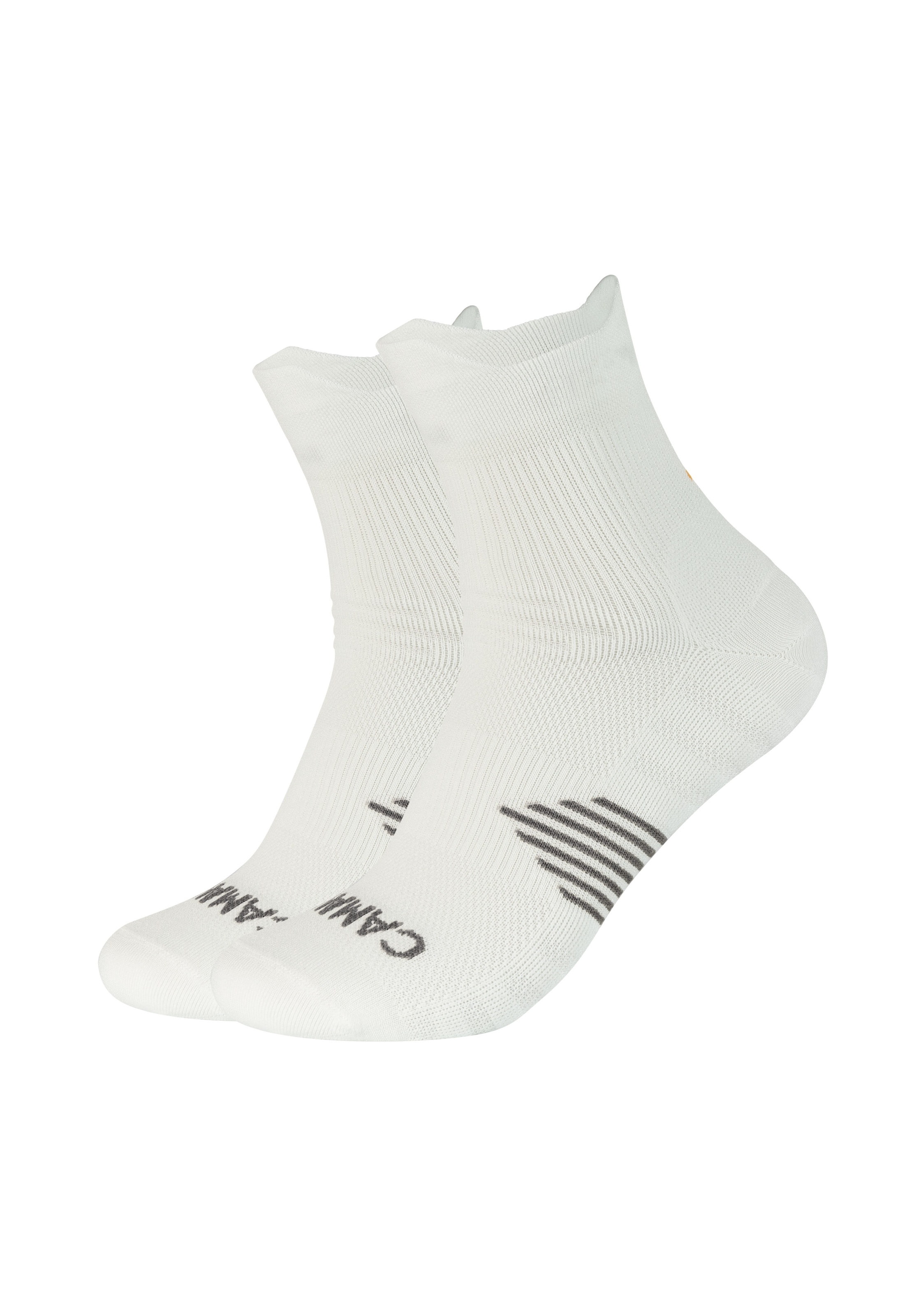 Camano Kurzsocken »function«, (4 Paar), Performance, Multi Sportsocken, Fussgewölbe-Stütze, gepolsterte Sohle