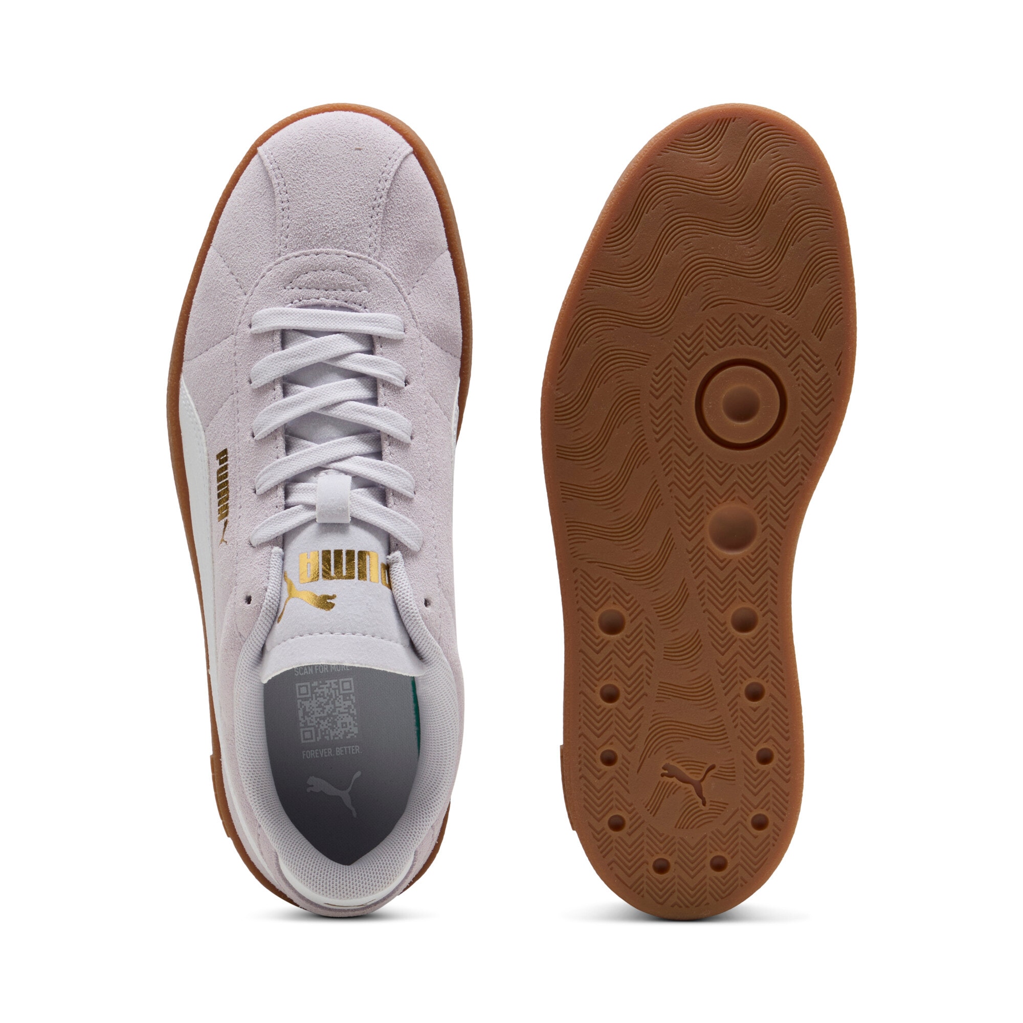 PUMA Sneakers »CLUB II«  aus Leder, mit Schnürverschluss, mit profiliertem Laufsohlenprofil
