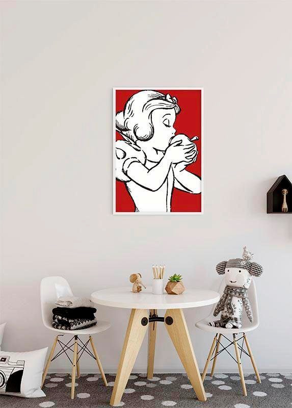Komar Poster »Snow White Apple Bite - red«, Disney, Höhe: 50cm kaufen