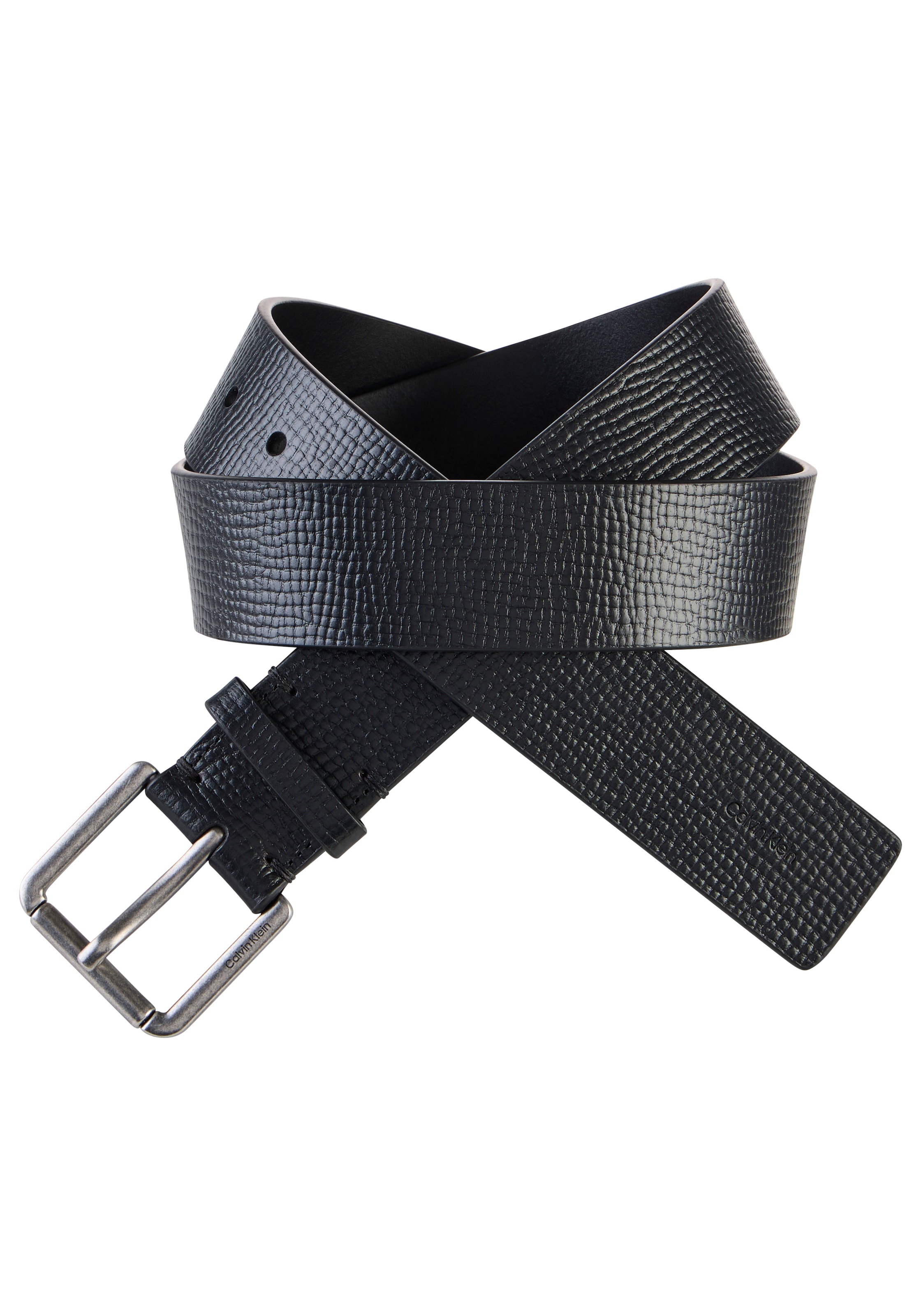 Calvin Klein Ledergürtel »CASUAL ROLLER BUCKLE 40MM« Regular fit und grössenverstellbar