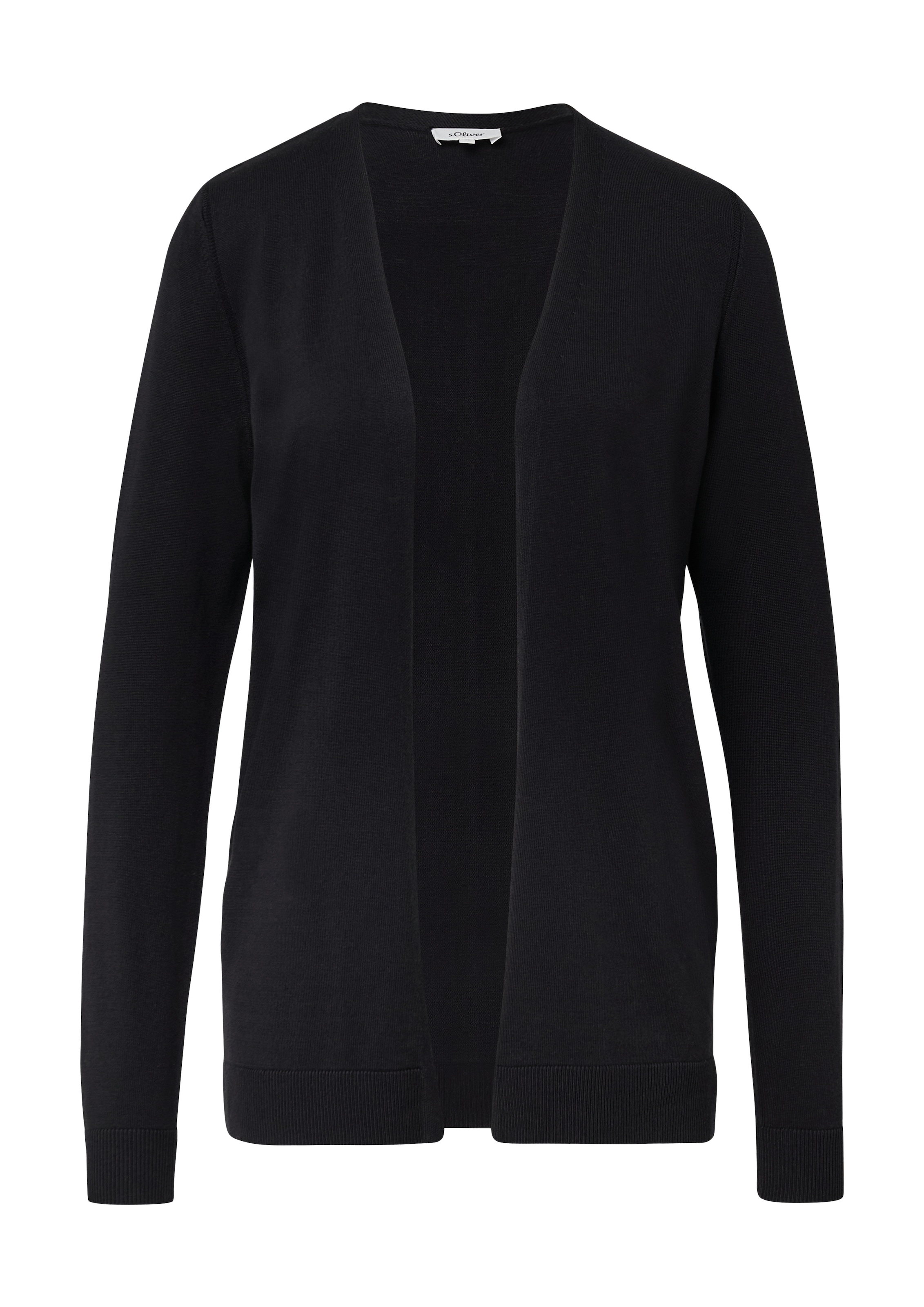 s.Oliver Veste en tricot maille fine sans fermeture