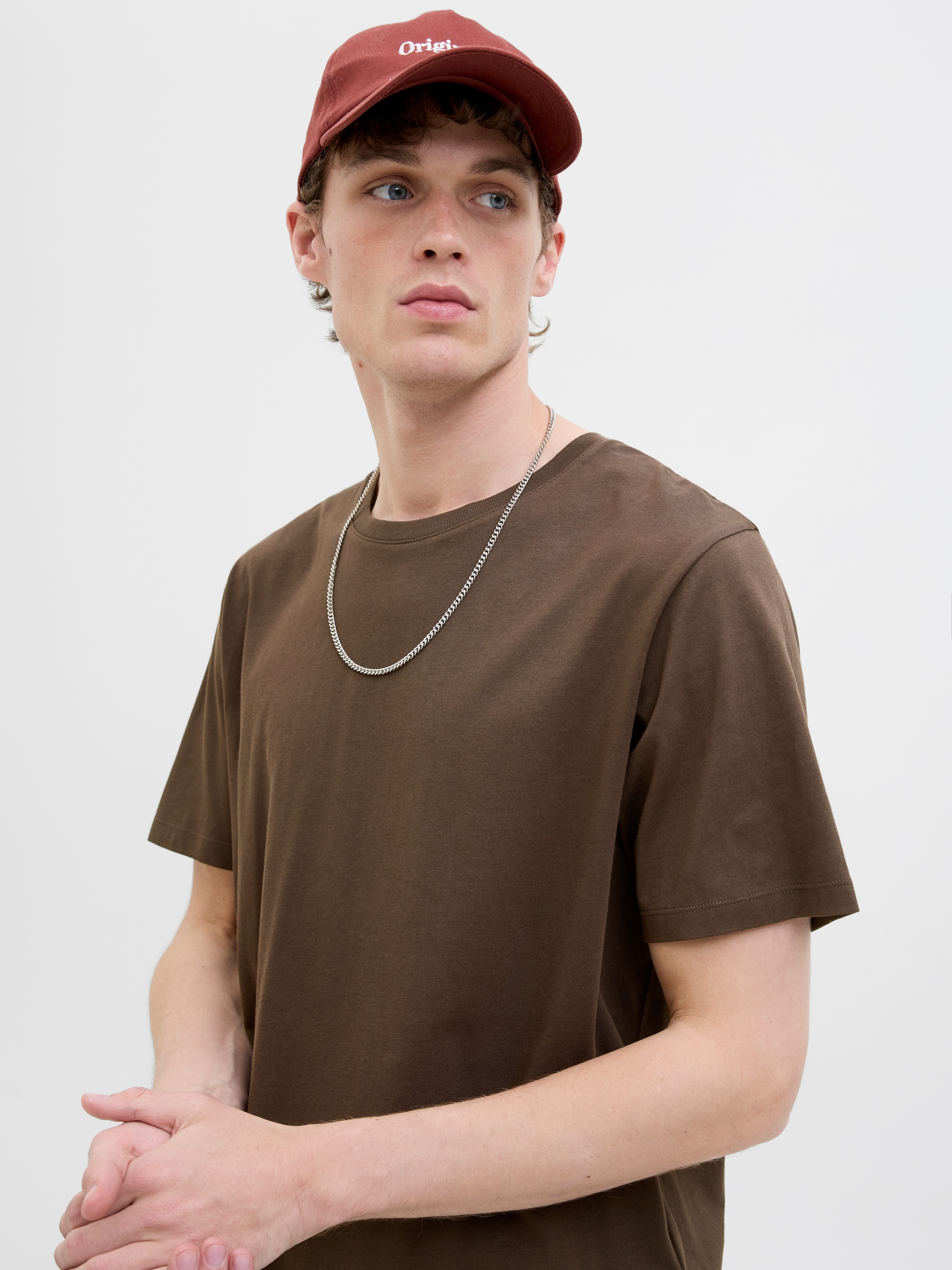 Jack & Jones Rundhalsshirt »JJEORGANIC BASIC TEE SS O-NECK NOOS«, mit Rundhalsausschnitt