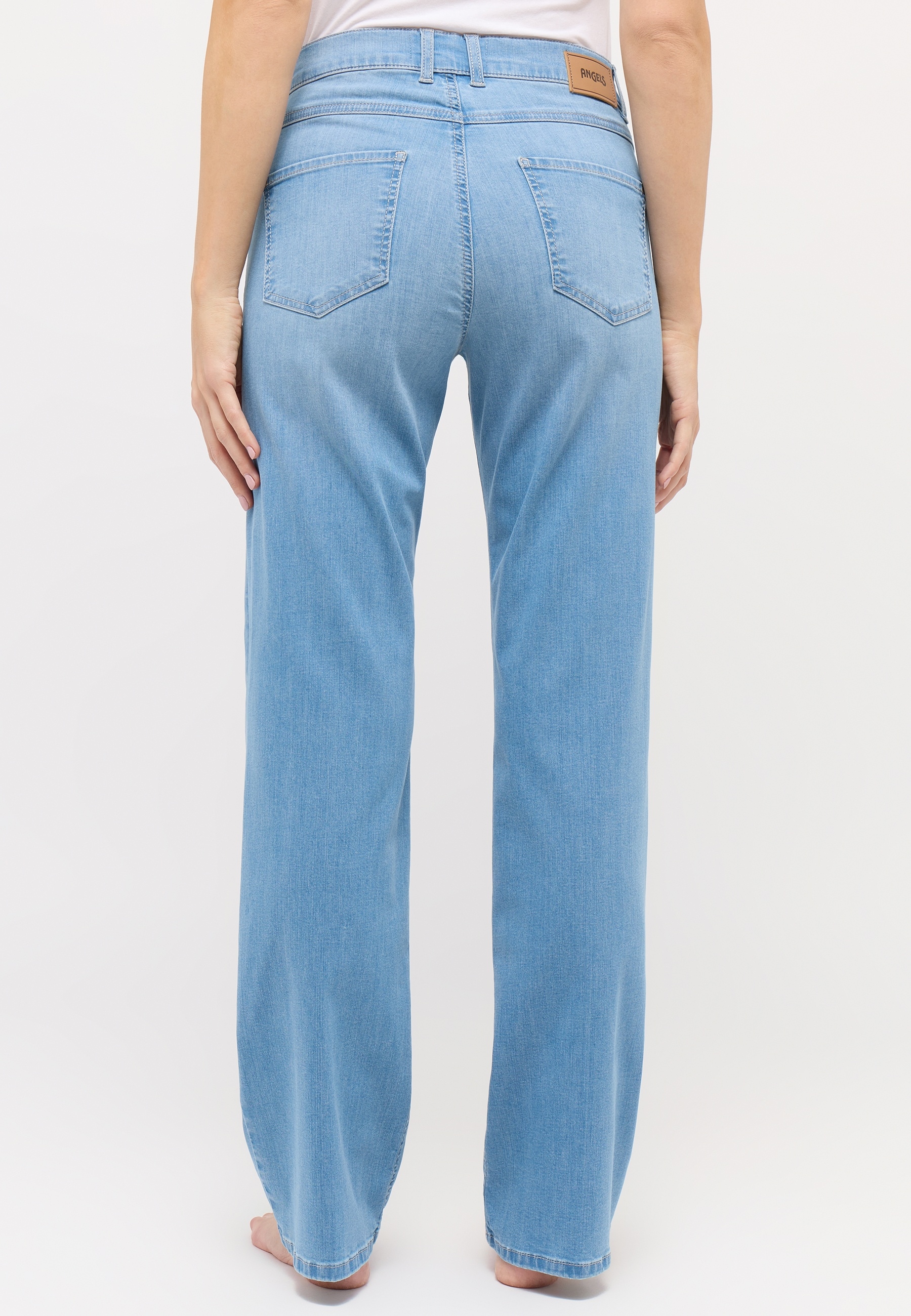 ANGELS Straight-Jeans »Lara« Wide Leg