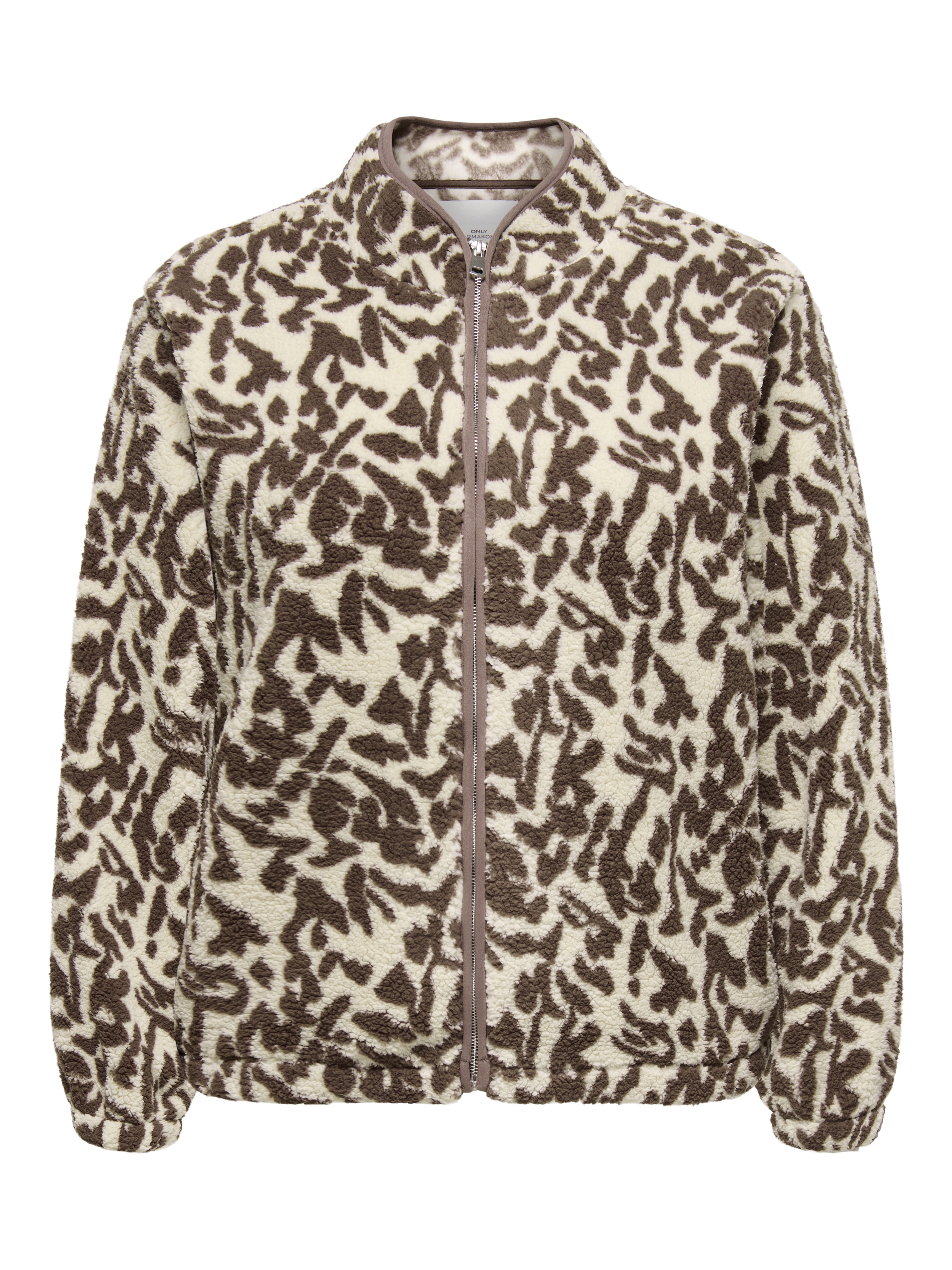 ONLY CARMAKOMA Veste polaire »CARNEW DALLAS L/S HIGHNECK JCKT SWT OTW« Polyester