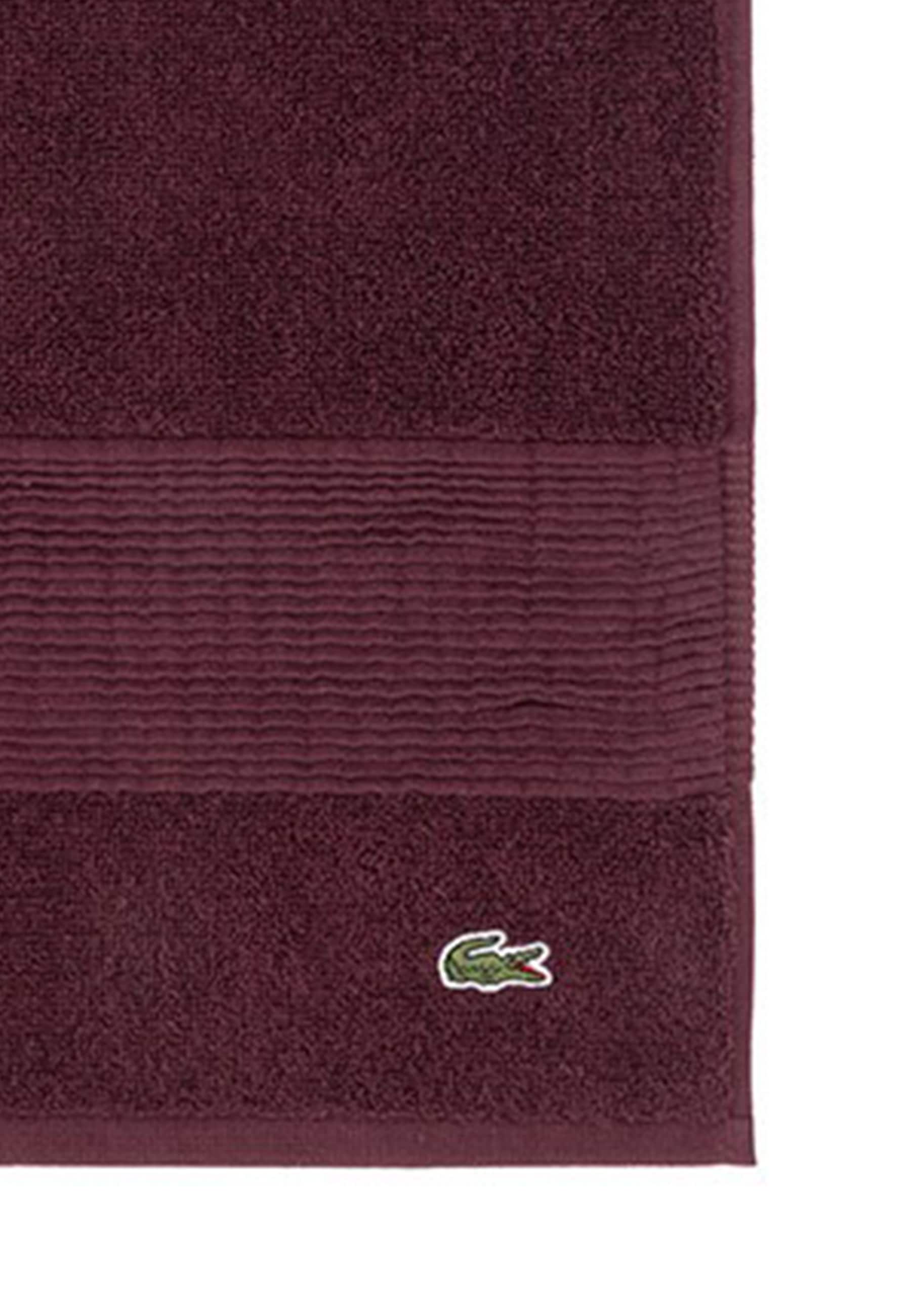 Lacoste Serviette de bain »LLECROCO« avec applications d'étiquettes
