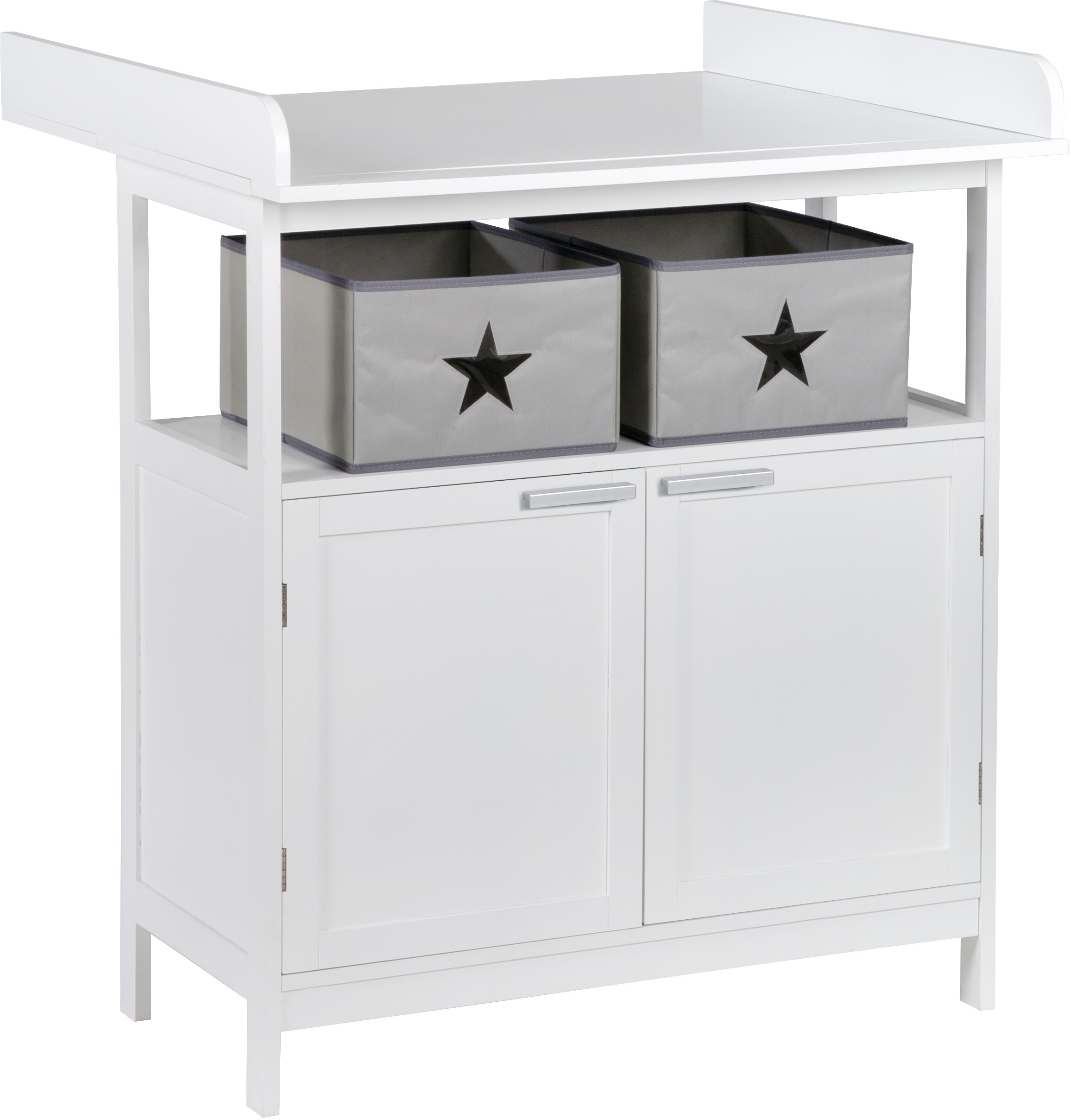 Image of roba® Wickelkommode »Hamburg, weiss«, bis 15 kg, mit 2 Türen, 87 cm bei Ackermann Versand Schweiz