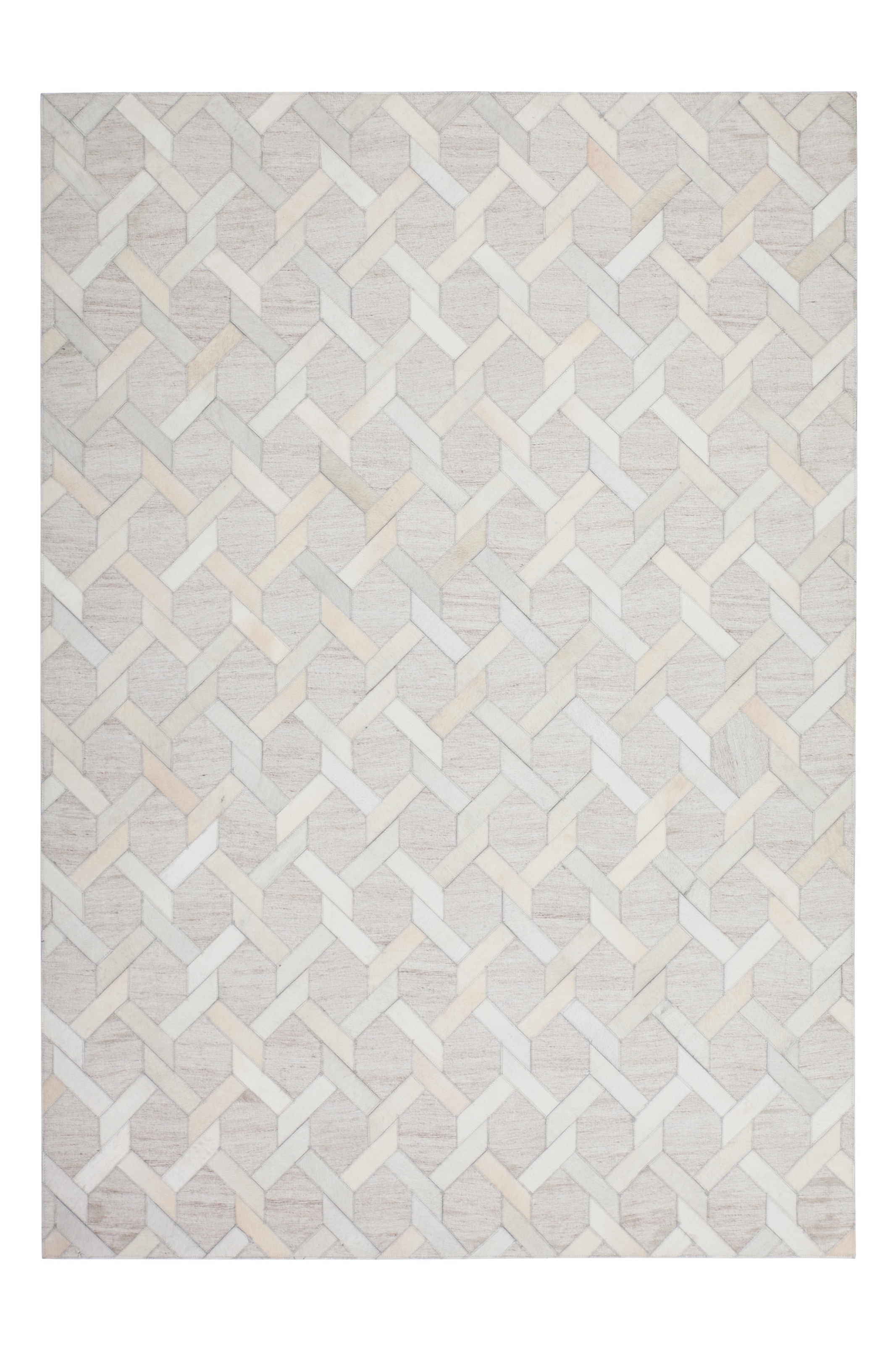 Kayoom Teppich »Chimera 110« rechteckig 11 mm Höhe Materialmix aus Viskose und Leder, handgefertigtes Unikat