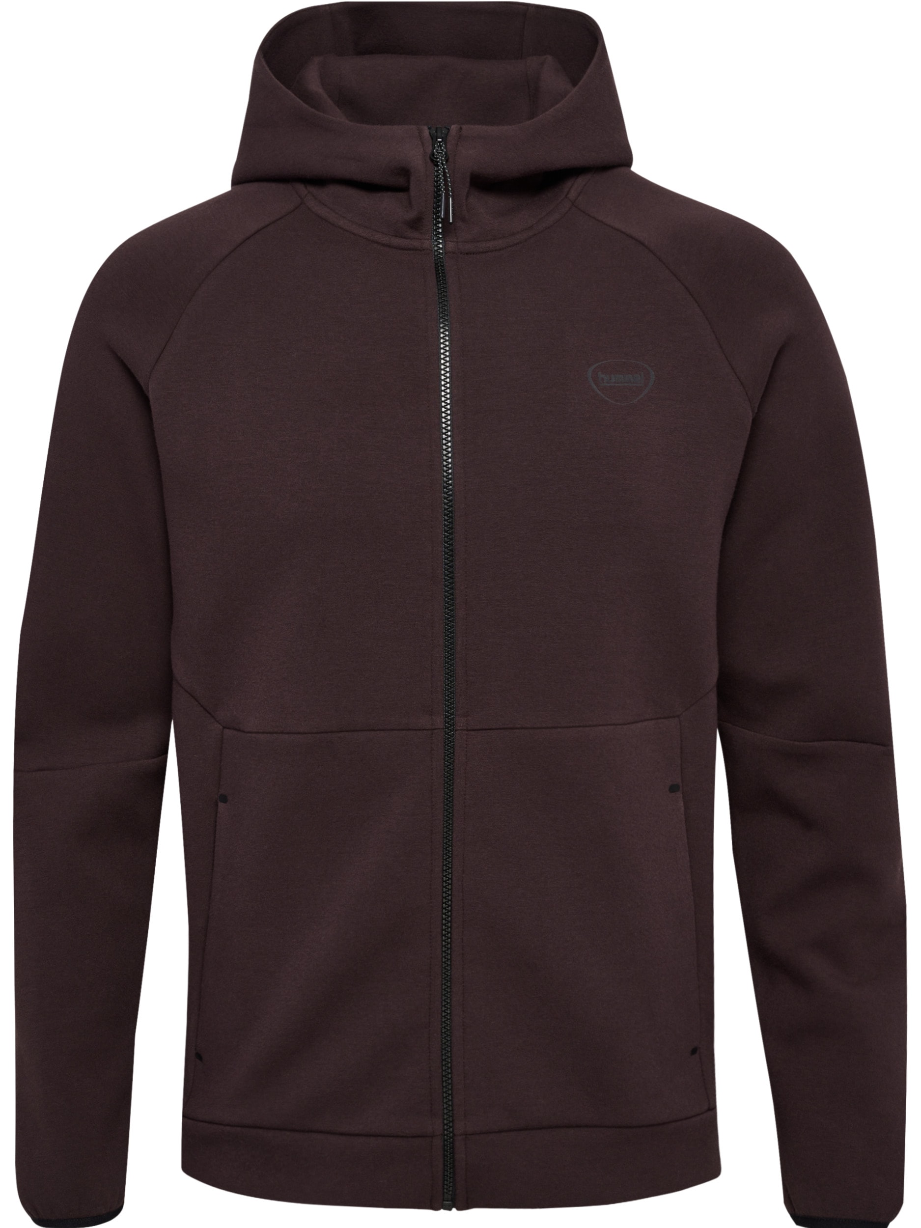 Image of hummel Kapuzensweatjacke "HMLTECH FLEECE REGULAR ZIP HOODIE" mit Kapuze, mit Reissverschluss, mit Reissverschlusstaschen
