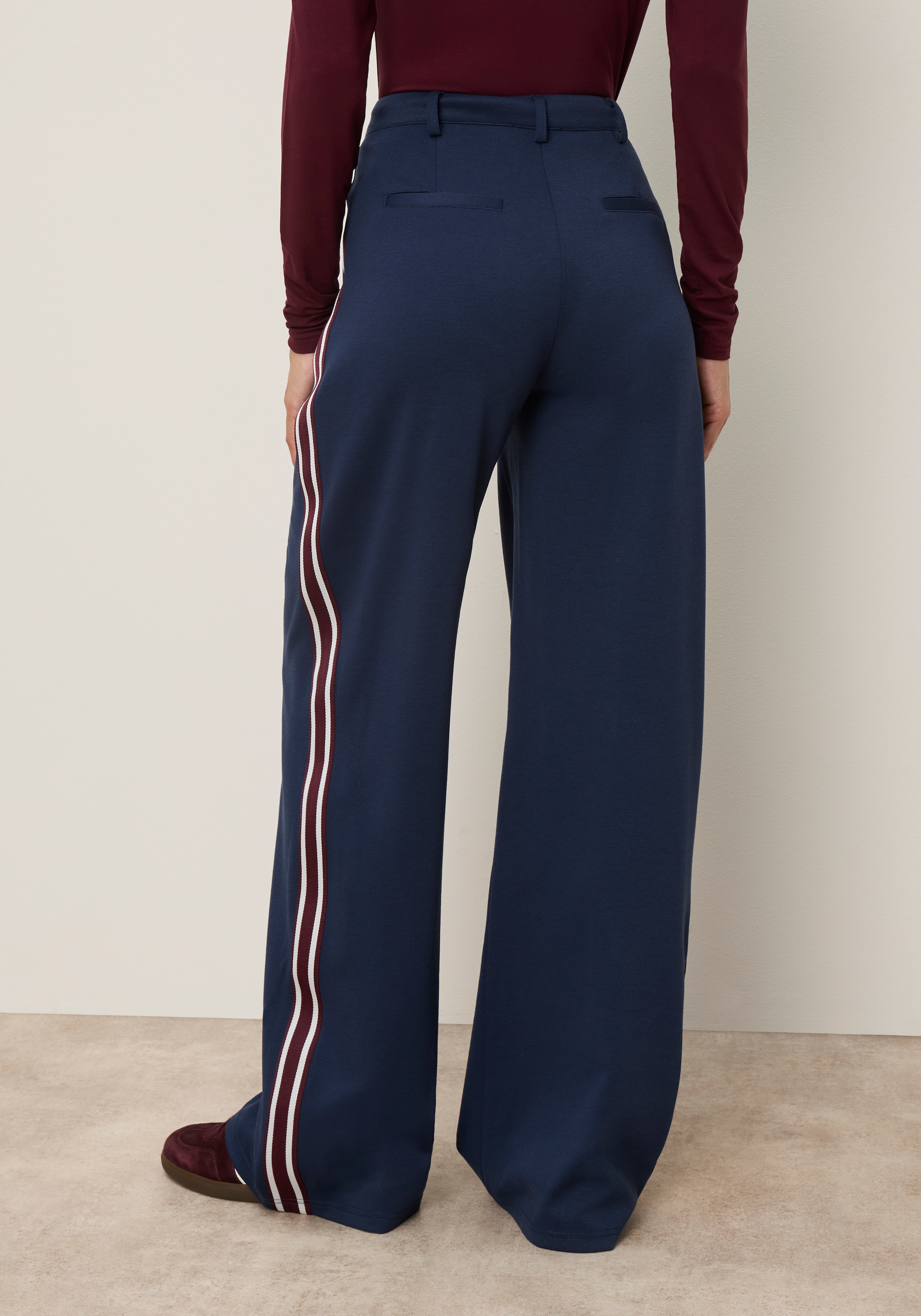 Tamaris Pantalon palazzo »mit Kontraststreifen, im modernem Look«  avec jambe large
