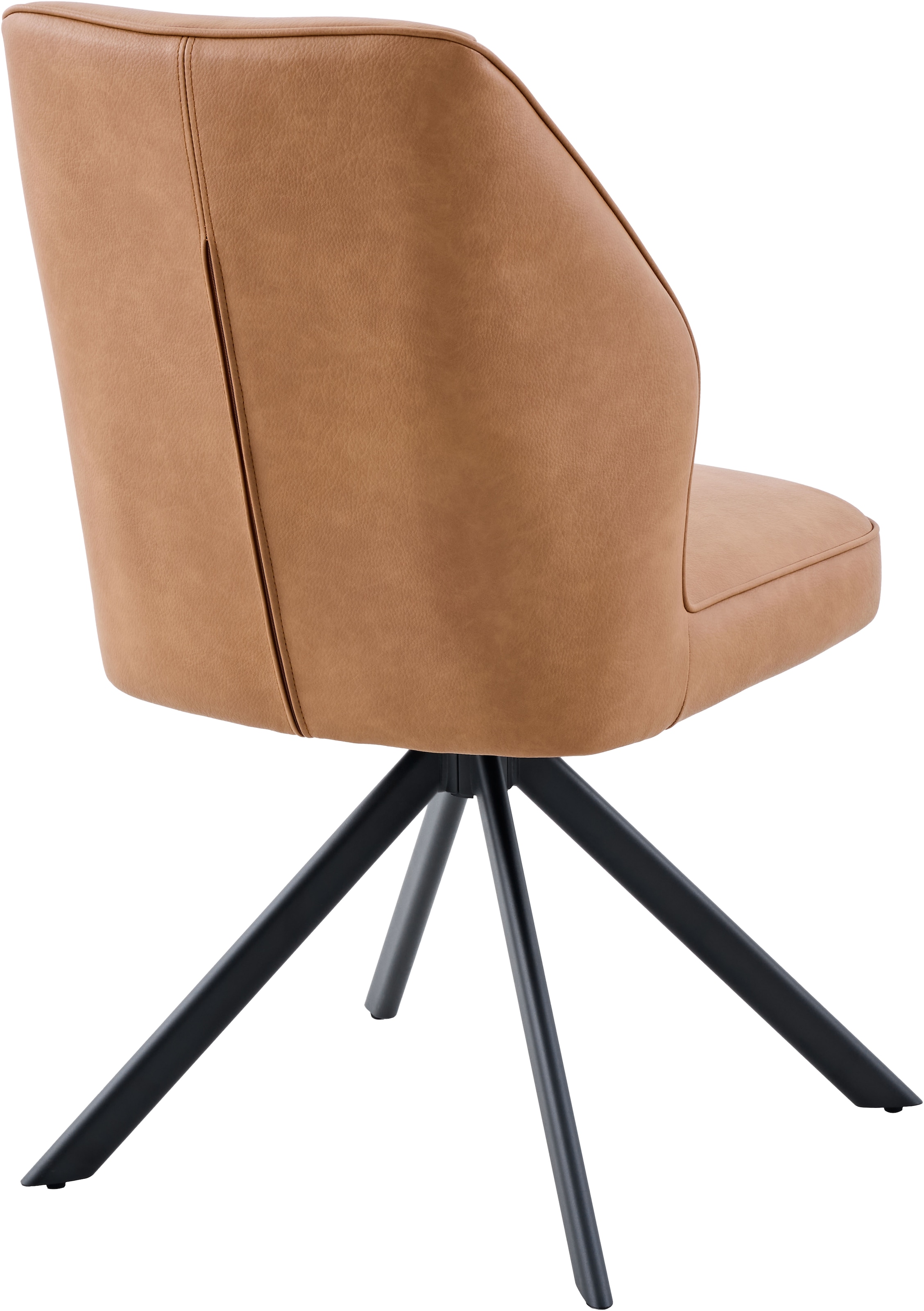 HELA Chaise à 4 pieds »PRIZZI« (Ensemble) 1 cuis4-Fuss, 360° drehbar, Gestell oval, gepolstert, Lederoptik