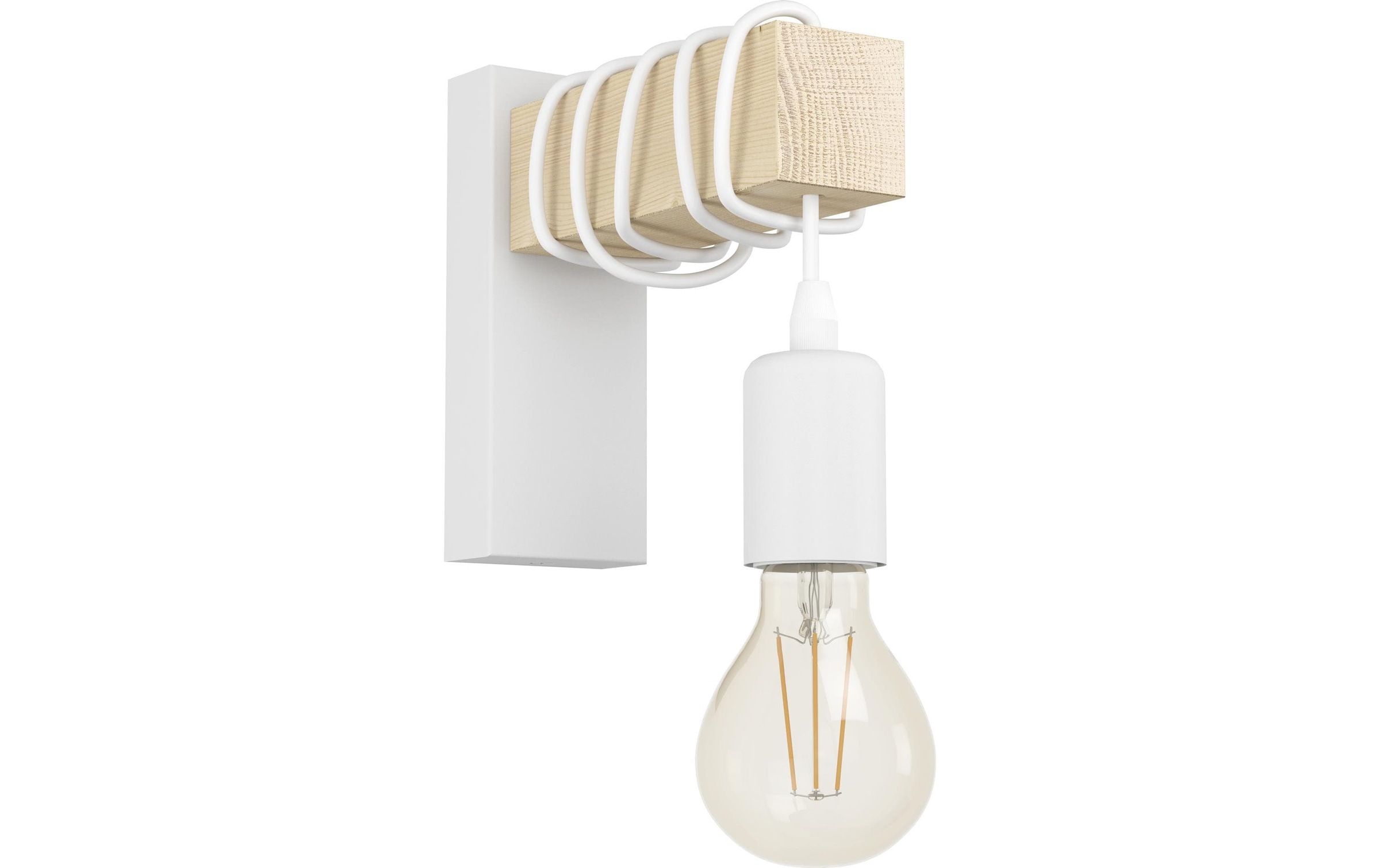 EGLO LED Wandleuchte »TOWNSHEND exkl. E27 1x10W« Holzdeklaration: Kiefernholz aus Neuseeland