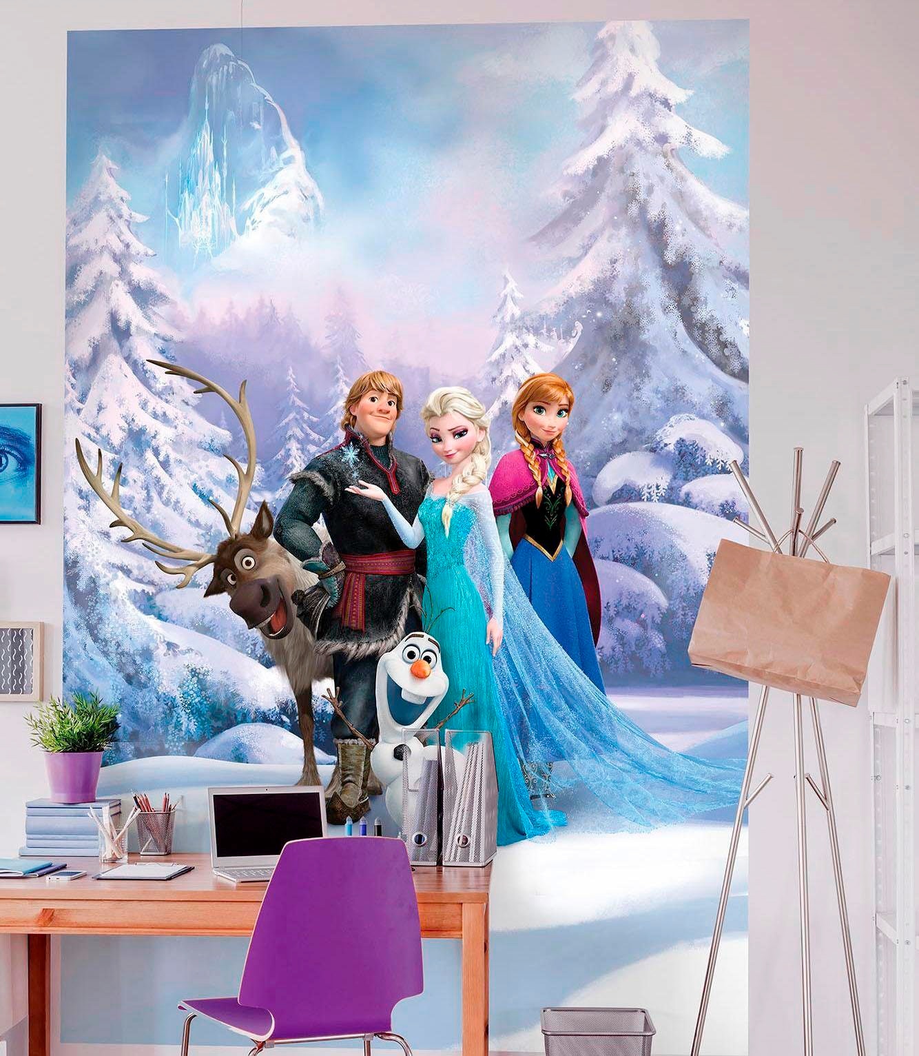 Image of Komar Fototapete "Frozen Winter Land - Grösse 184 x 254 cm" bedruckt glatt Kinderzimmer