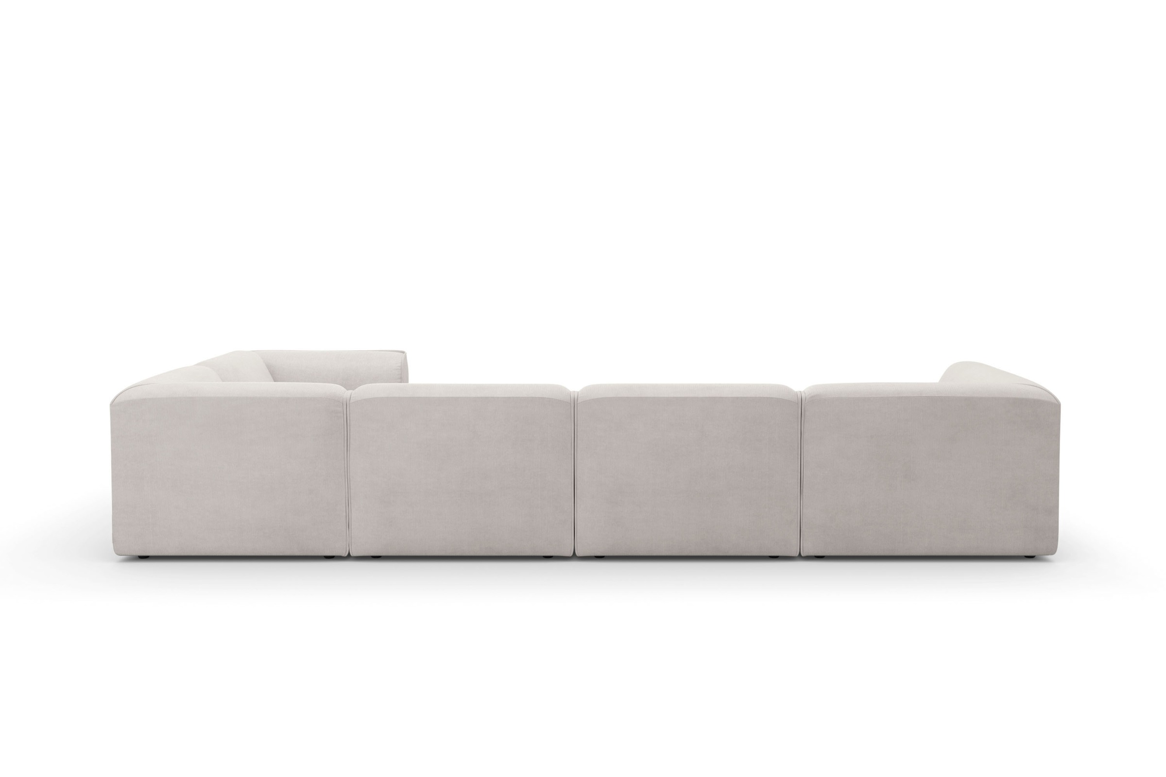 RAUM.ID Wohnlandschaft »Merid U-Form, jederzeit durch Module erweiterbar, B/T/H: 367/206/70 cm«, als Modul oder separat verwendbar, für individuelle Zusammenstellung
