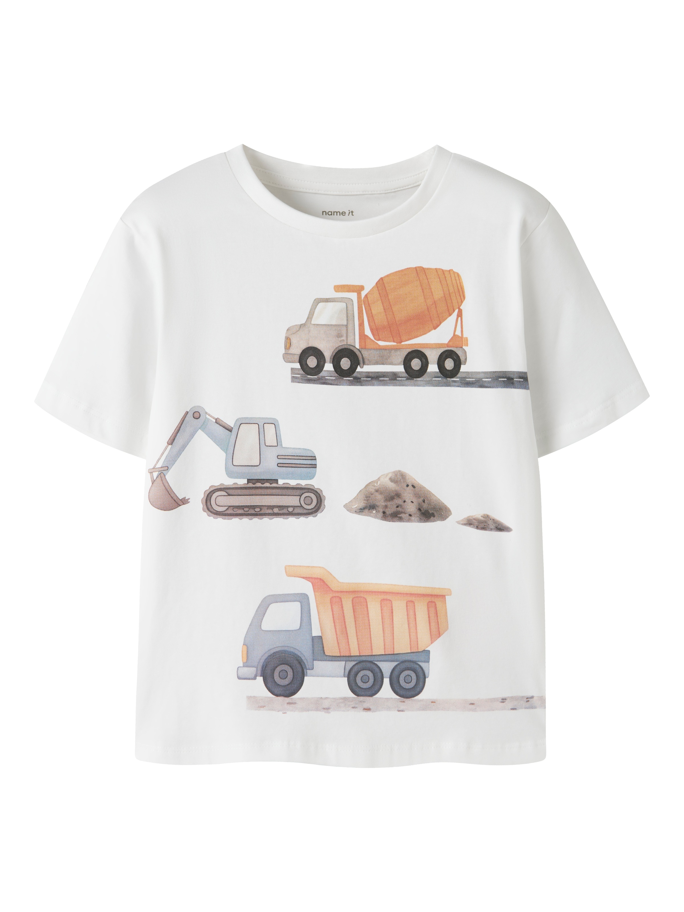 Image of Name It T-Shirt "NMMJAVOL SS NREG TOP" Baumwollmischung, regular fit