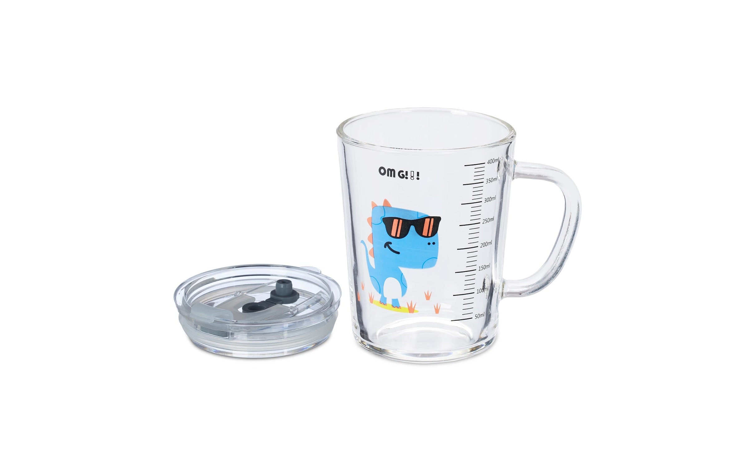 relaxdays Kinderbecher »Dino 2 Stück 400 ml«