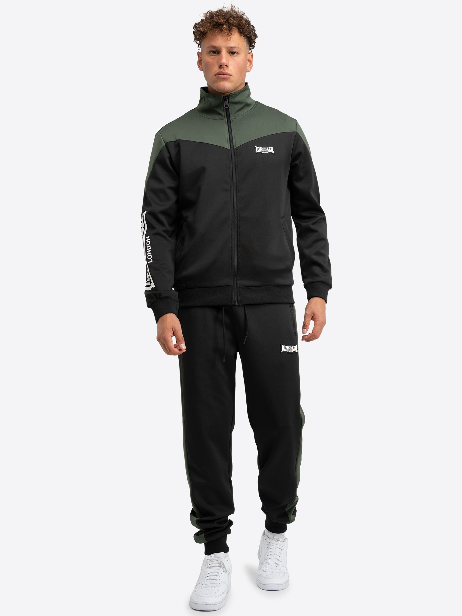 Lonsdale Trainingsanzug »TRAININGSANZUG NORMALE PASSFORM CAUNTON«, (2 tlg.)