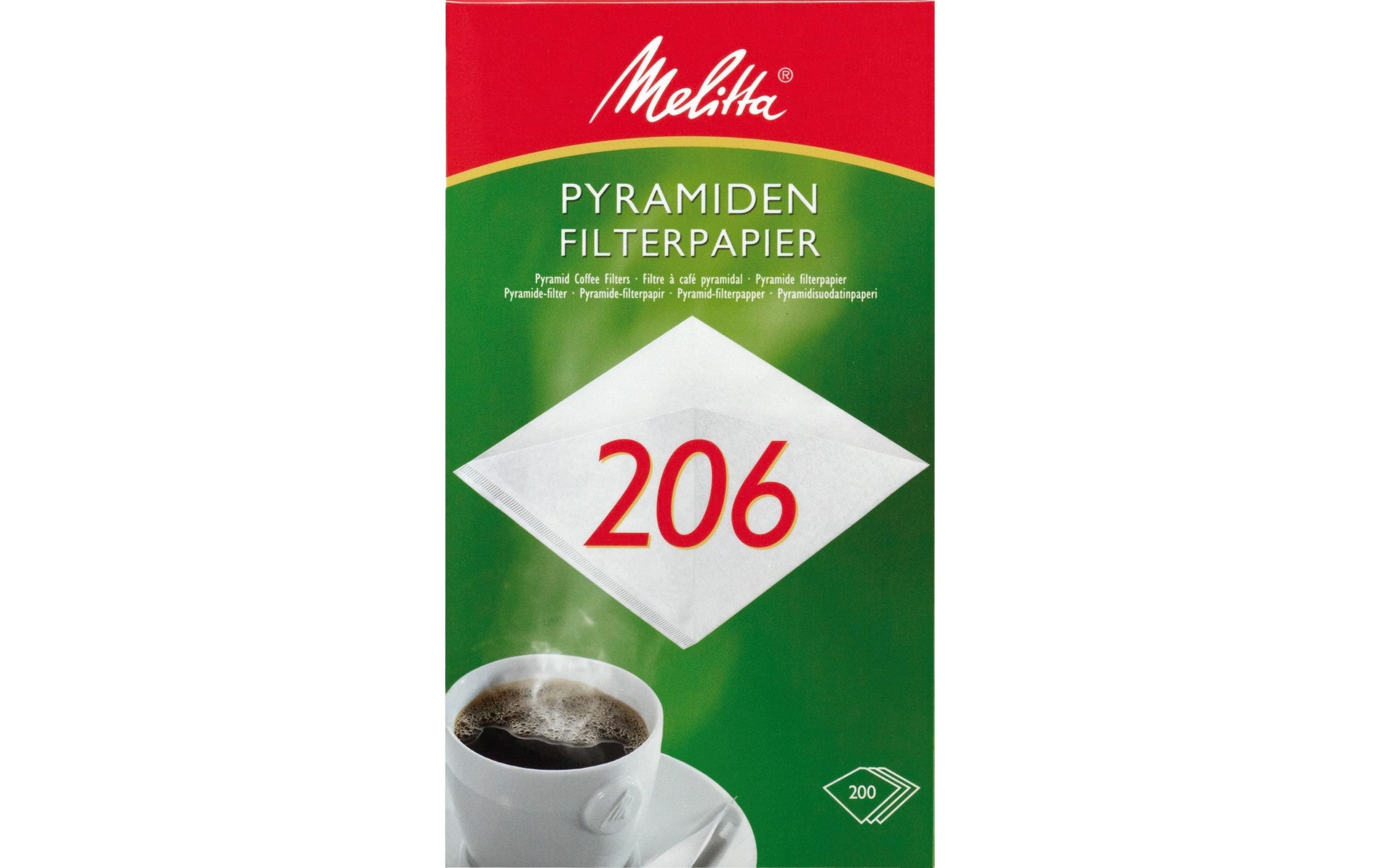 Image of Melitta Papierfilter "Pyramiden-Filterpapier 206 200 Stück"