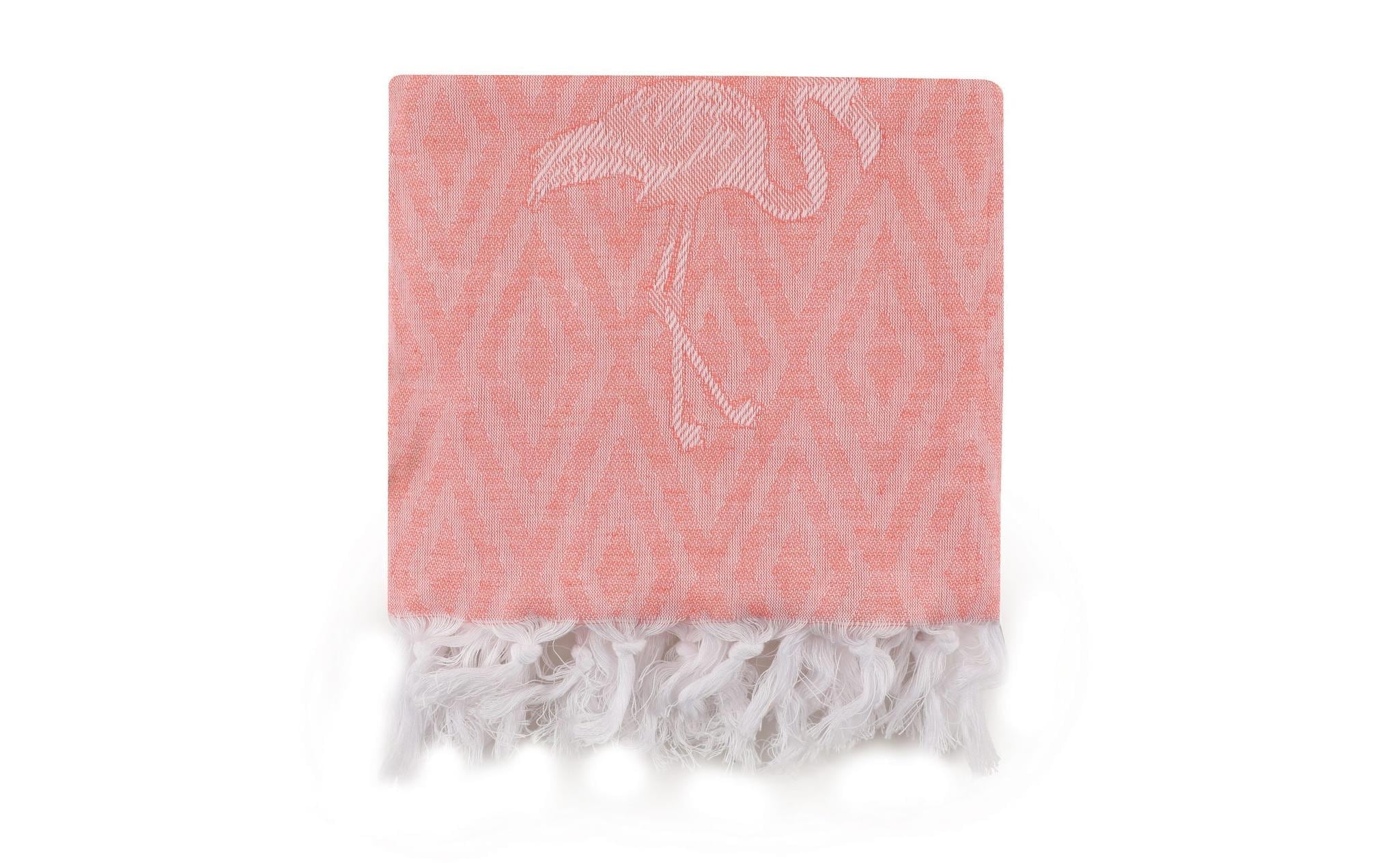 Strandtuch »Foutastic Flamingo Rosa«, (1 St.)