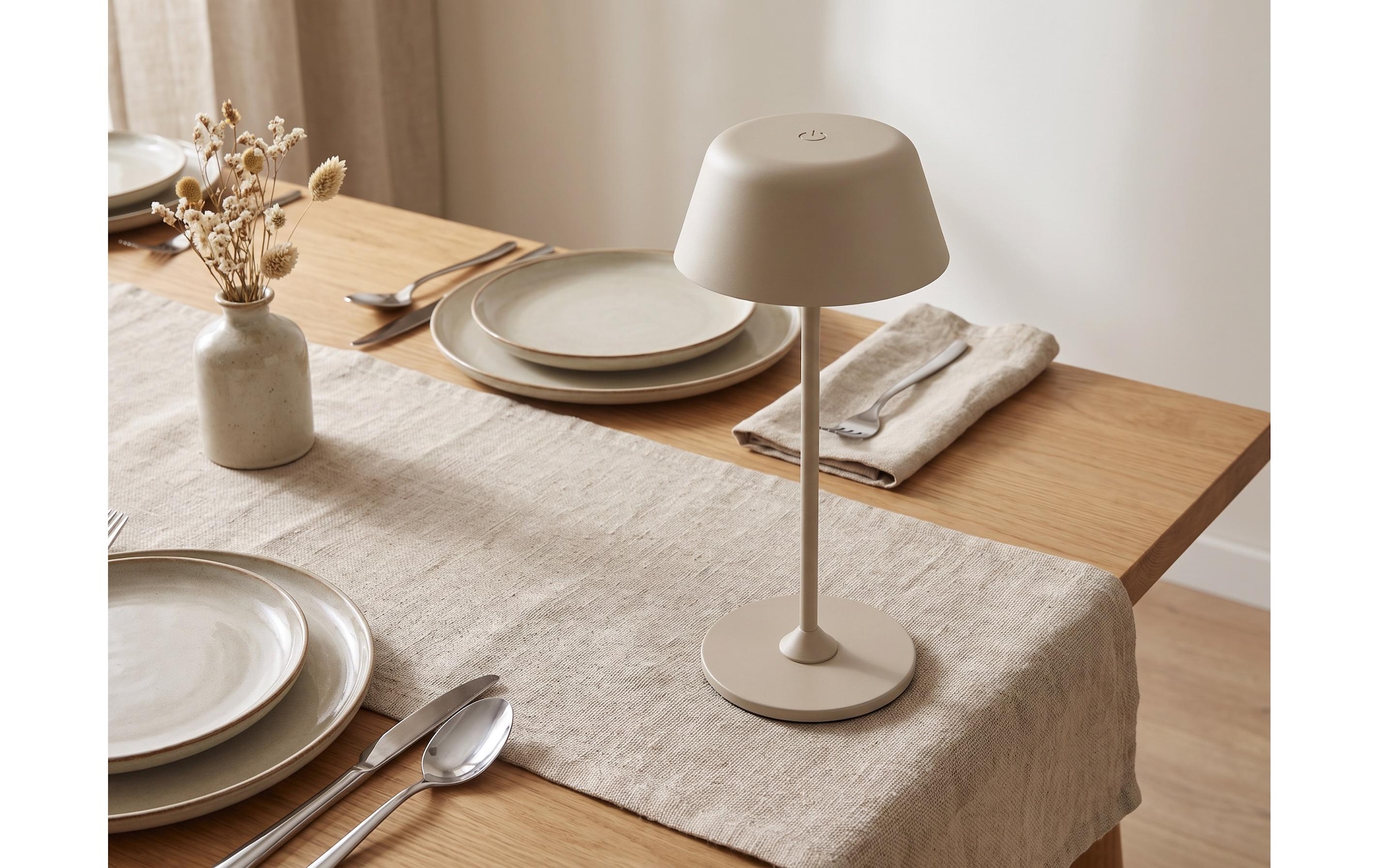 Cocon Lampe de table »Tischleuchte mit Ladestation, Pawica« Module LED blanc chaud