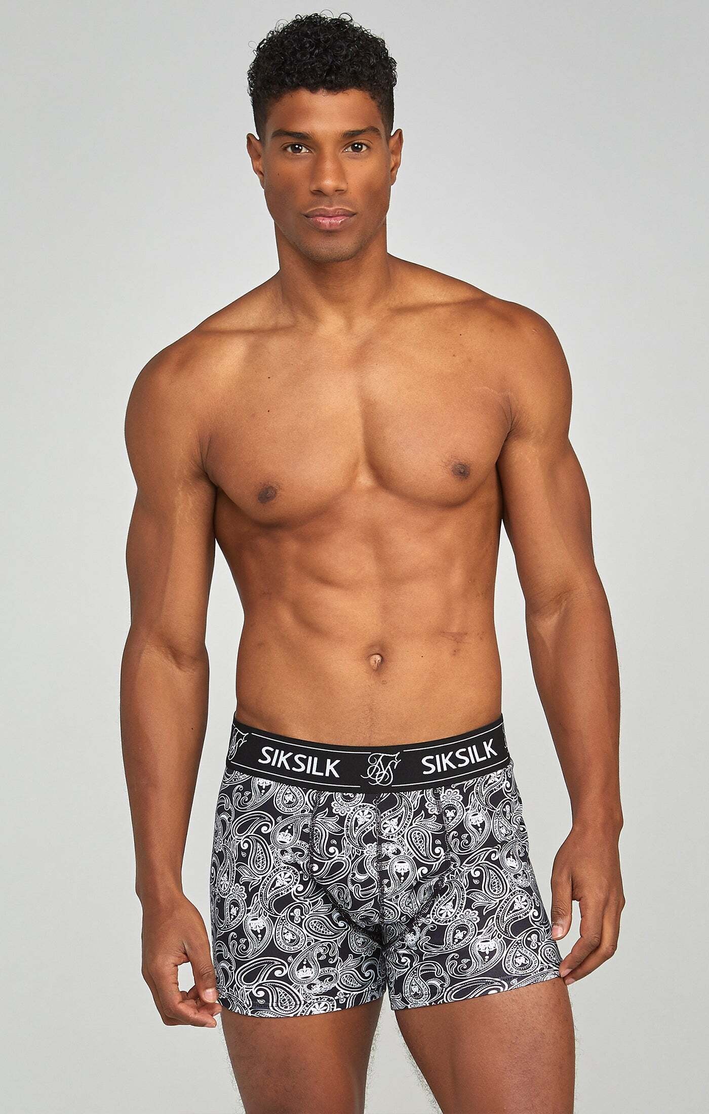 Trunk »Siksilk Unterwäsche 3 Pack Paisley Boxer Shorts«