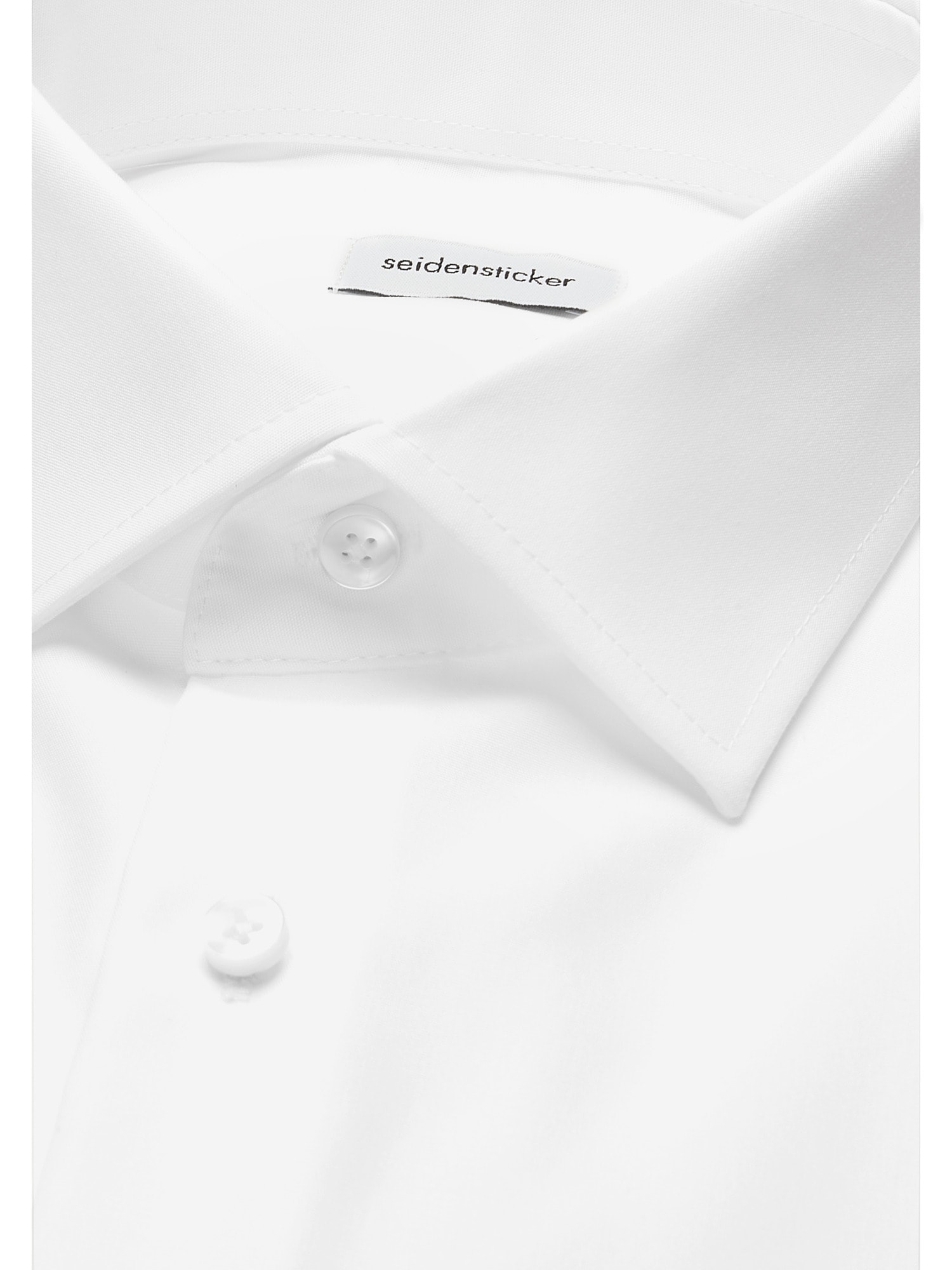 seidensticker Chemise d'affaires »Schwarze Rose« Col Kent uni 1/1 cintré