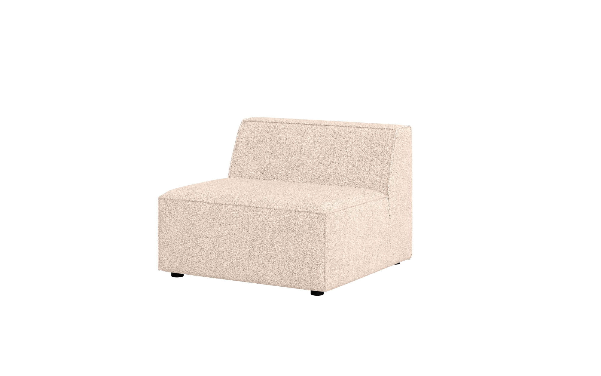 INOSIGN Sessel »Bequemer Sessel Cavan, Masse B/T/H: 90/90/72 cm«, ohne Armlehne, mit Wellenunterfederung, auch in Bouclé