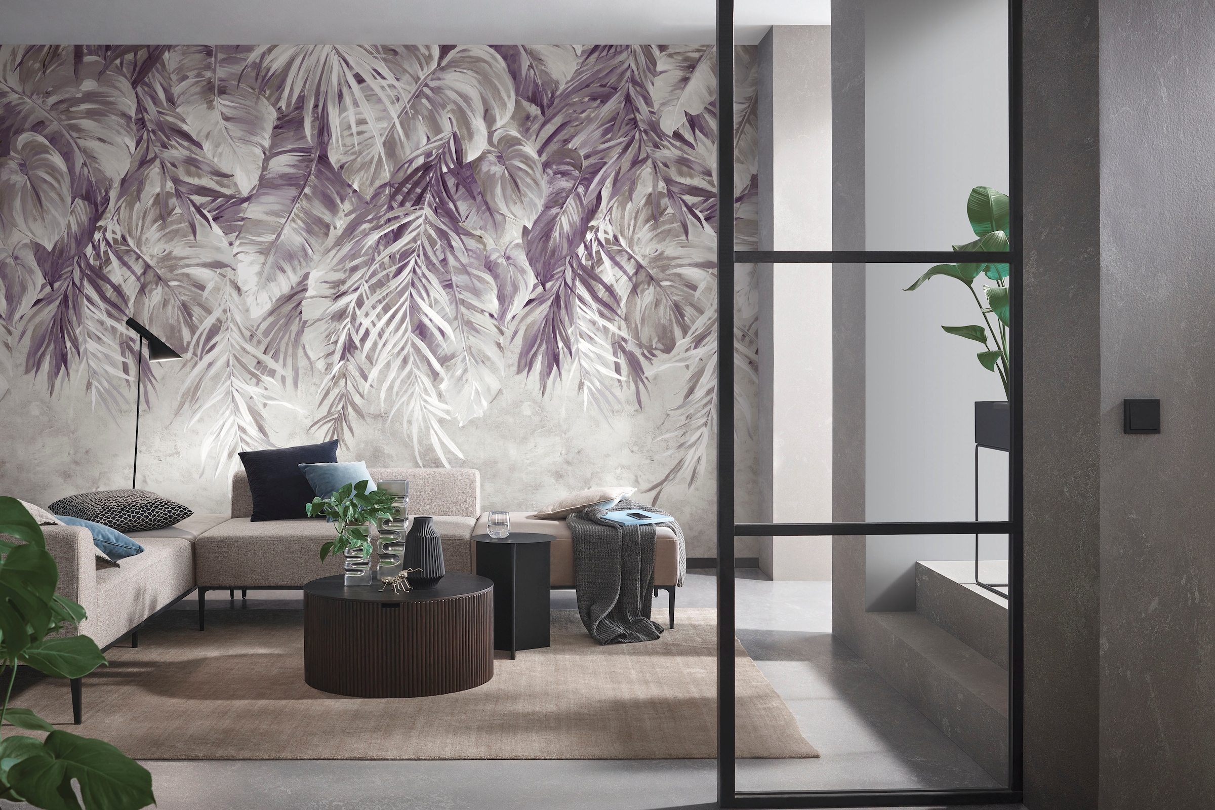 Image of Fashion for walls Fototapete "Glamorama" floral texturiert Phthalate frei