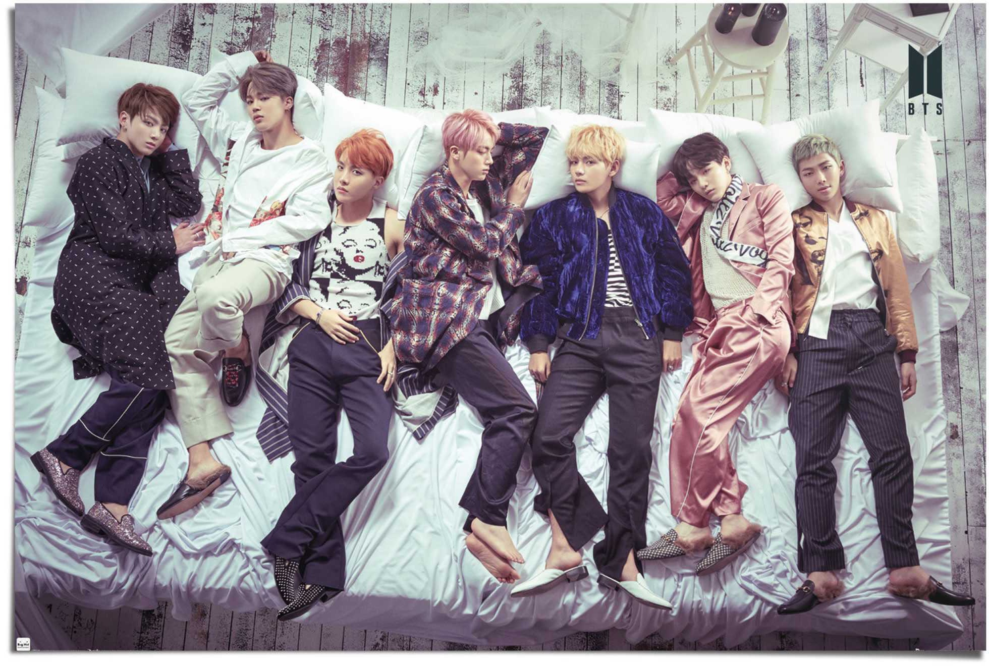 auf Bangtan Reinders! Band versandkostenfrei & St.) - BTS - Boys«, Bands, »Poster Bett (1 Poster Orchester