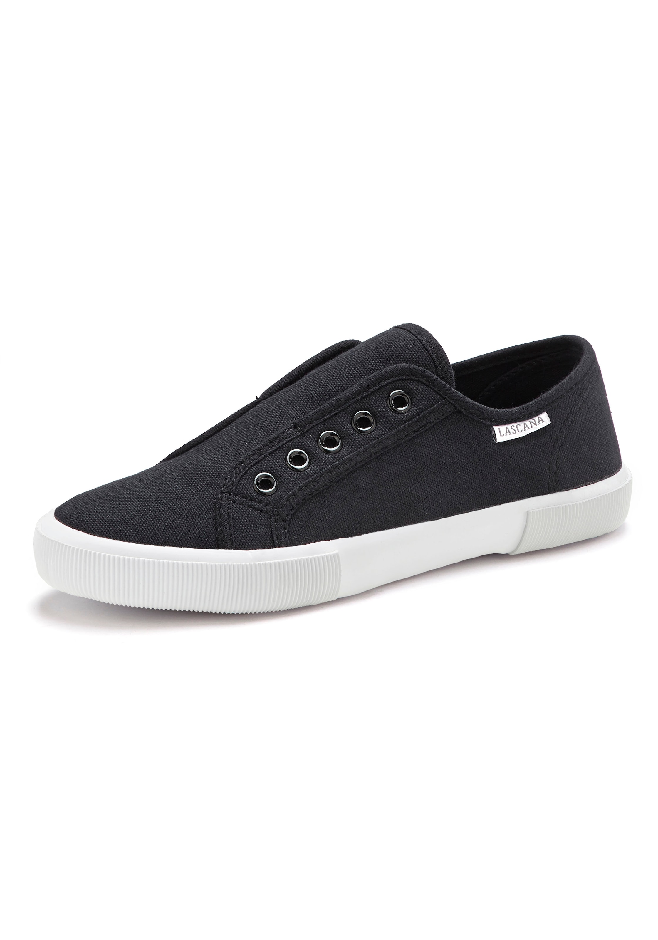 LASCANA Sneaker »Slip-On-Sneaker«, Slipper, Halbschuh, bequem zum Reinschlüpfen