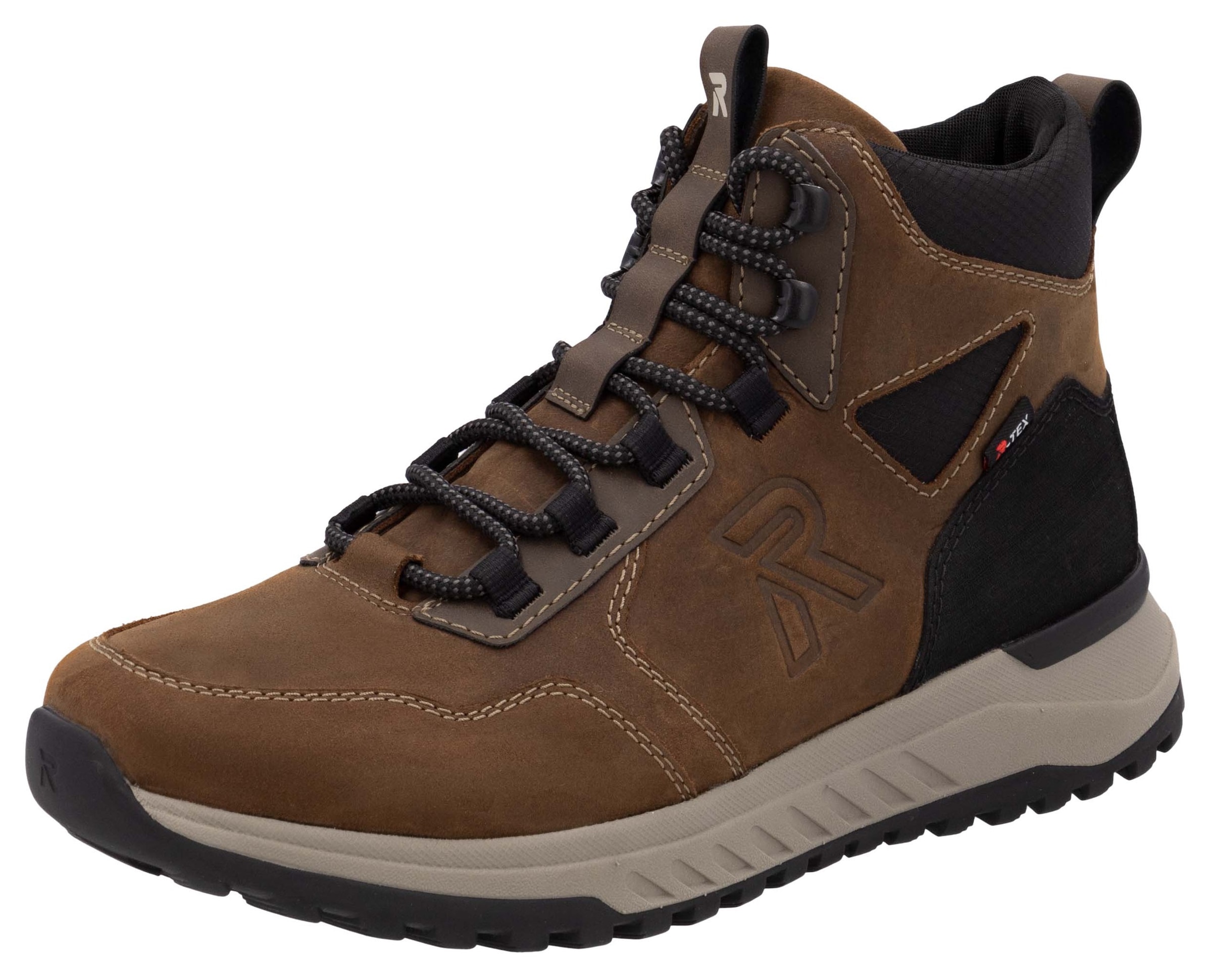 Rieker EVOLUTION Schnürboots, Winterboots, Outdoorschuh, High Top Sneaker mit TEX-Membran