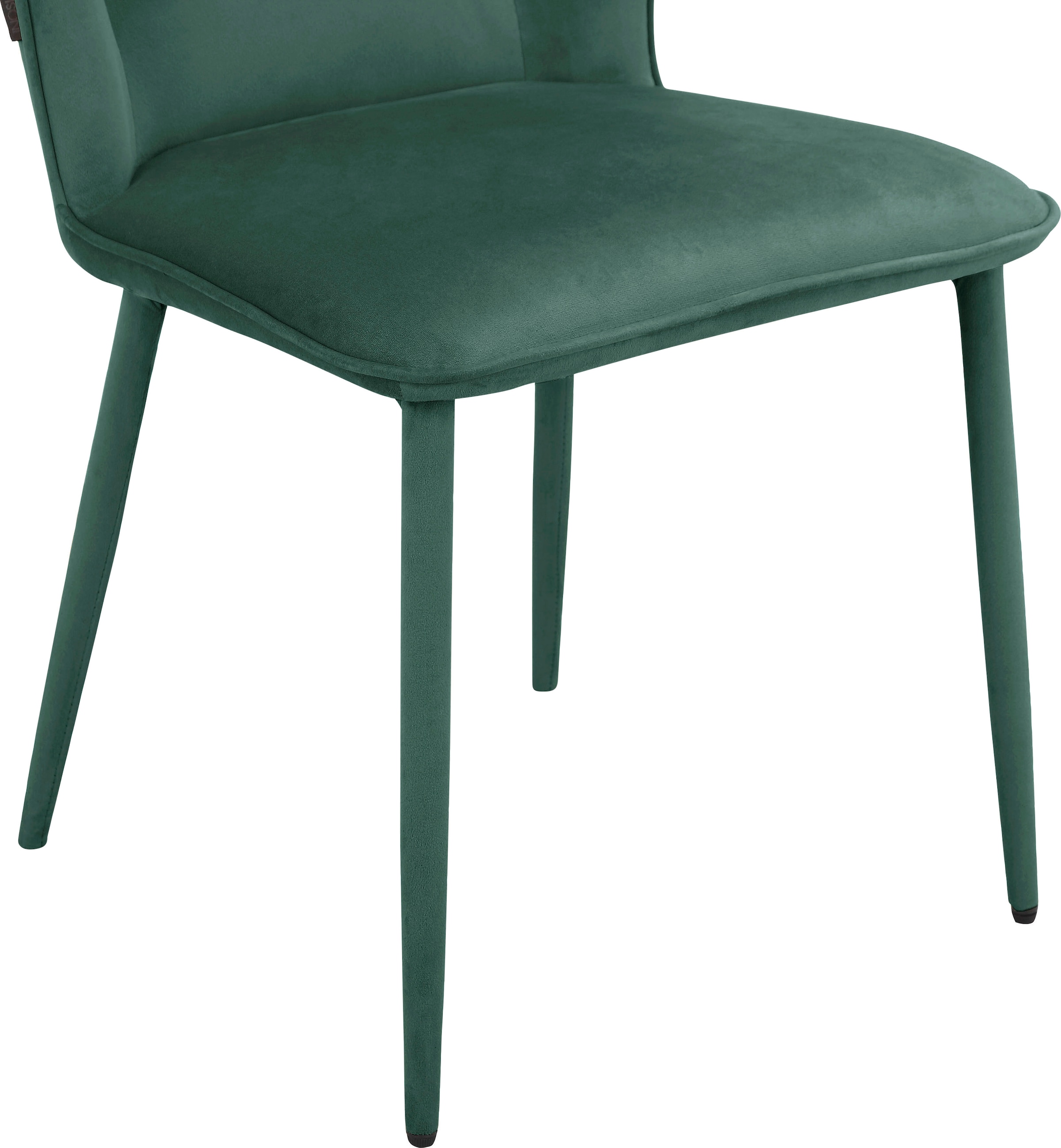 INOSIGN Esszimmerstuhl »Koa«, 2 St., Veloursstoff, in Velourstoff, mit Sitz und Rücken gepolstert, Sitzhöhe 49 cm