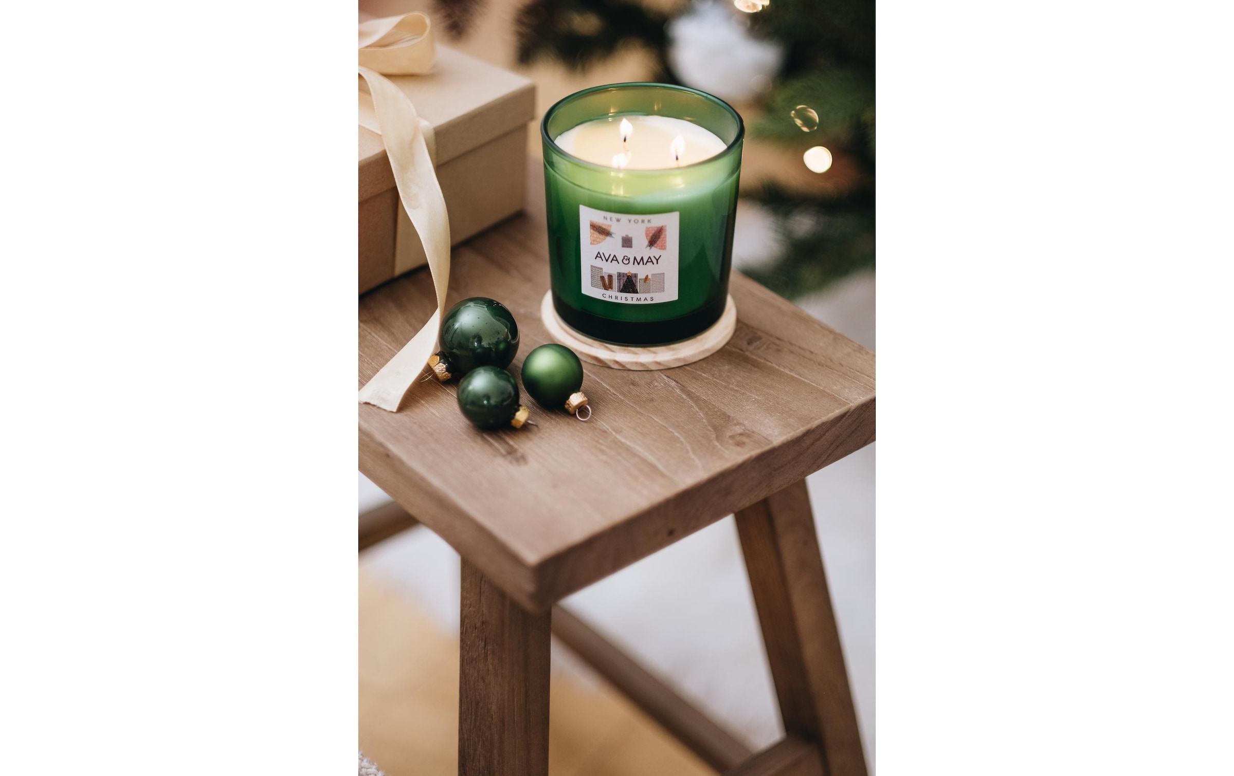 AVA & MAY Bougie parfumée »New York Christmas«
