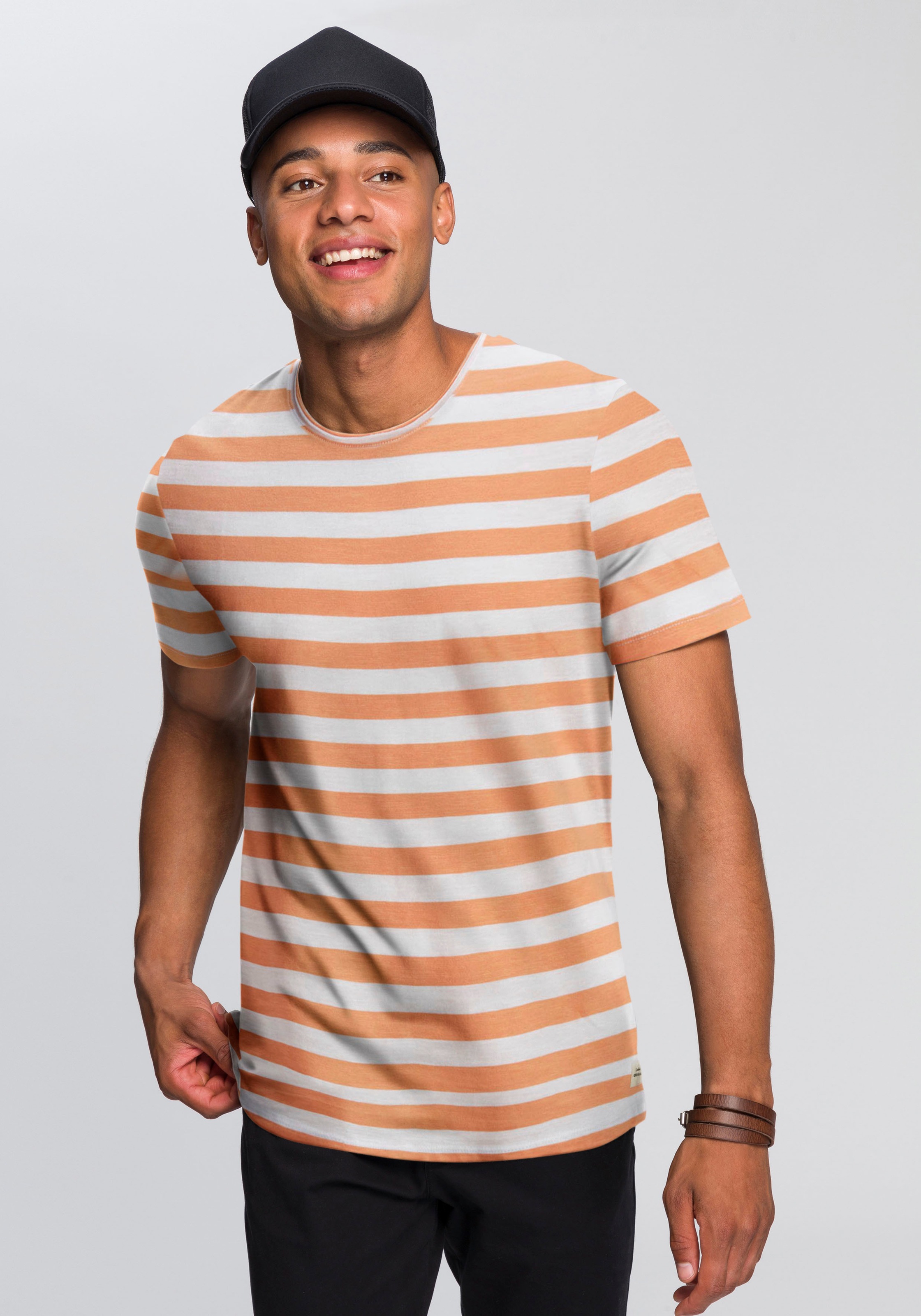 Image of Jack & Jones T-Shirt »TONS STRIPE TEE« bei Ackermann Versand Schweiz