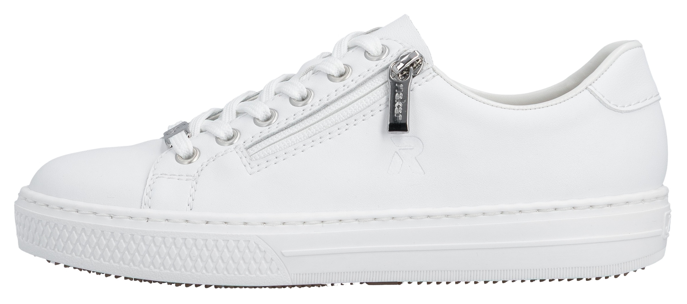 Rieker Sneakers  mit Memosoft-Innensohle, Freizeitschuh, Halbschuh, Schnürschuh