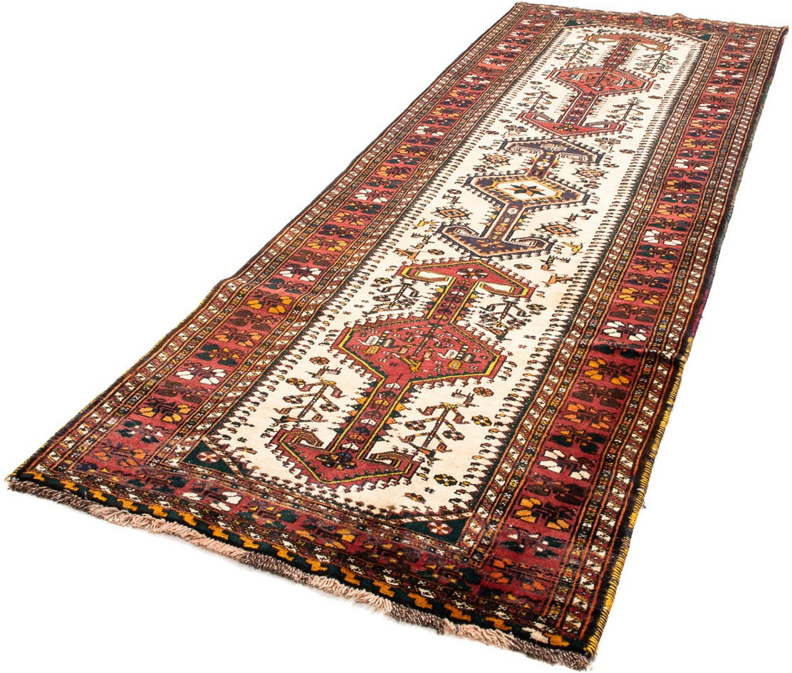Image of morgenland Orientteppich »Perser - Nomadic - 291 x 101 cm - beige«, rechteckig, 10 mm Höhe, Wohnzimmer, Handgeknüpft, Einzelstück mit Zertifikat bei Ackermann Versand Schweiz