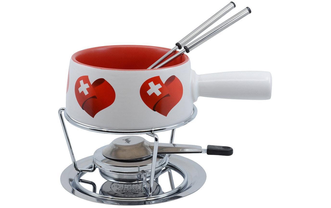 Fondue »Kadastar Käsefondue-Set Small Swiss Love 5-teilig«