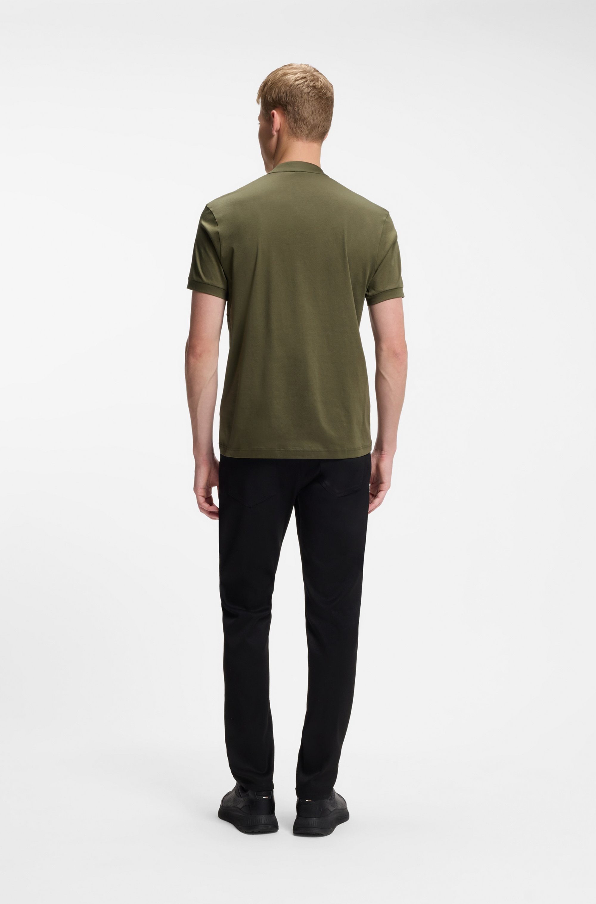 BOSS GREEN Poloshirt »Porsche Spirit 70 Capsule Collection« Premium Herrenmode Innovative Geruchskontroll-Technologie HEIQ MINT