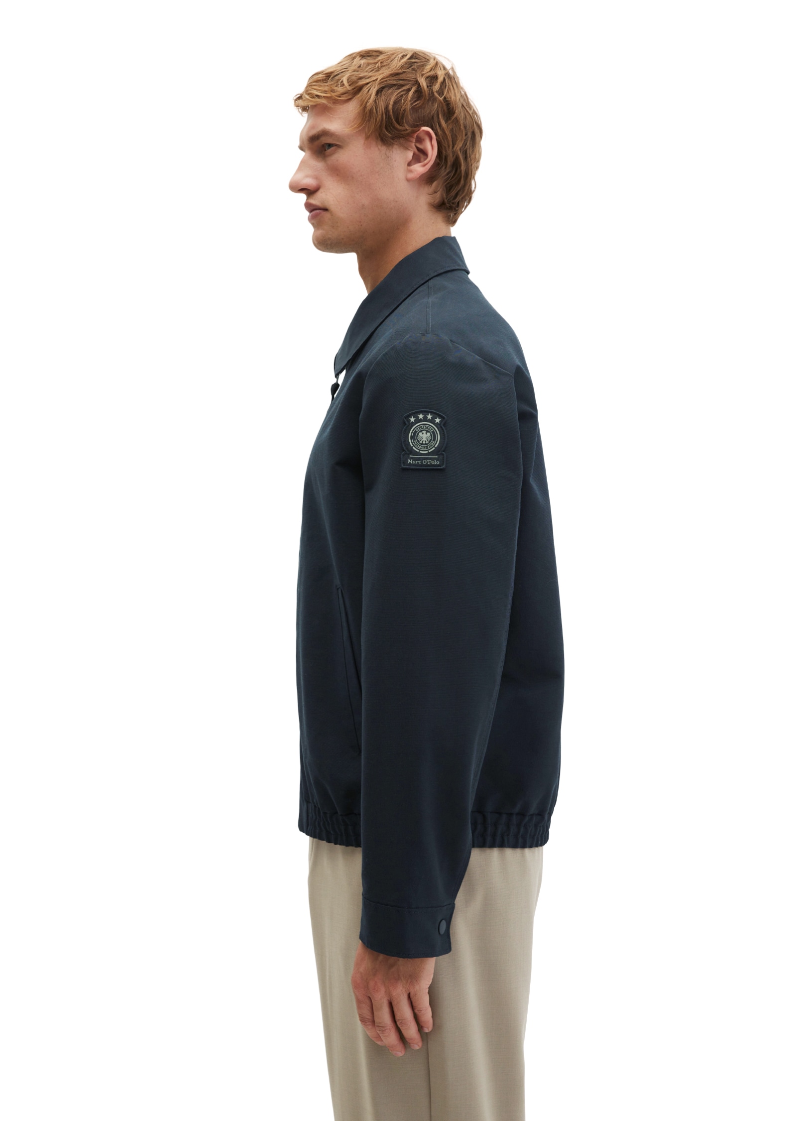 Marc O'Polo Canvasjacke »DFB Travel Collection« aus wasserabweisendem Bio-Baumwoll-Canvas