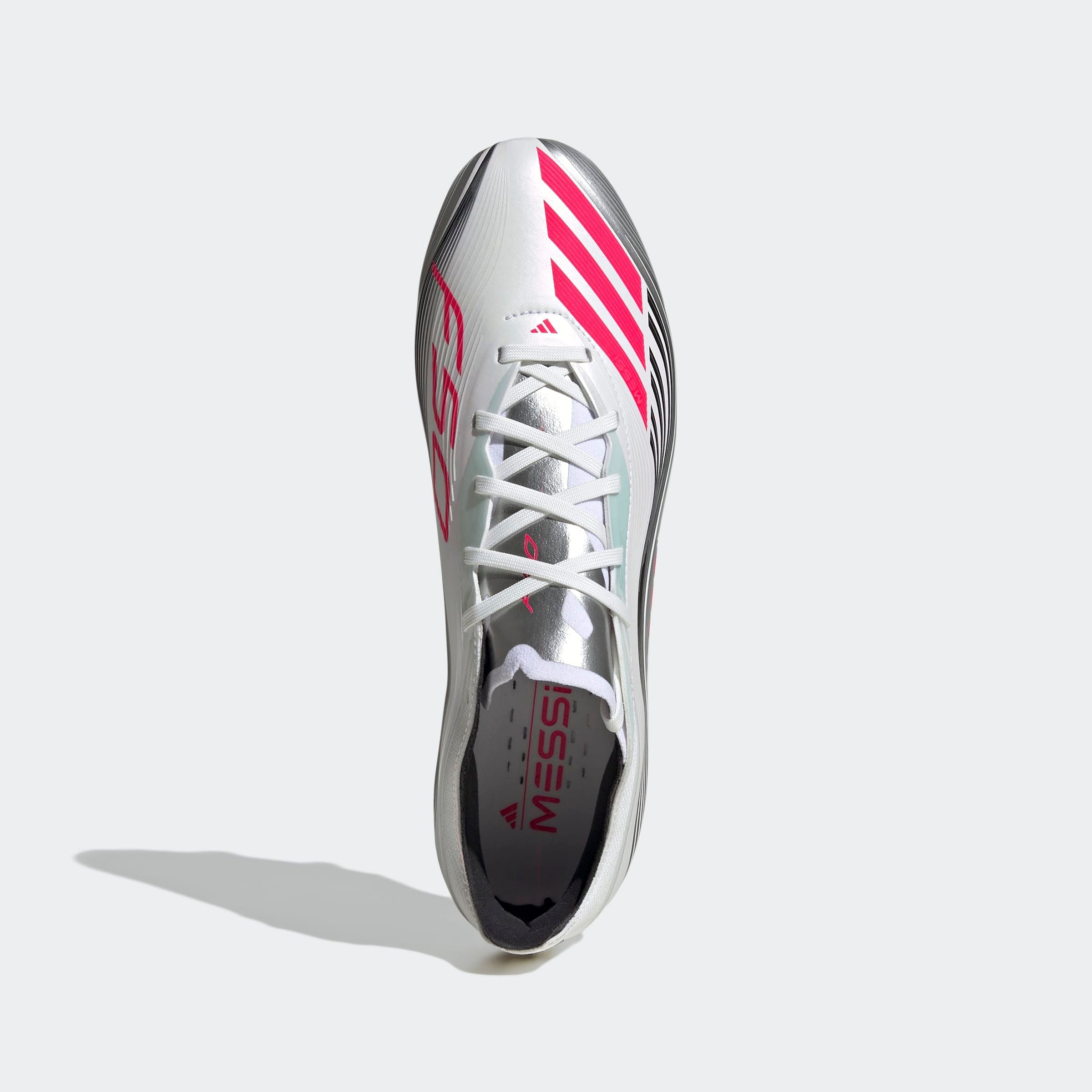 adidas Performance Fussballschuh »F50 MESSI PRO E FÜR FESTE BÖDEN«, geeignet für Rasenplätze